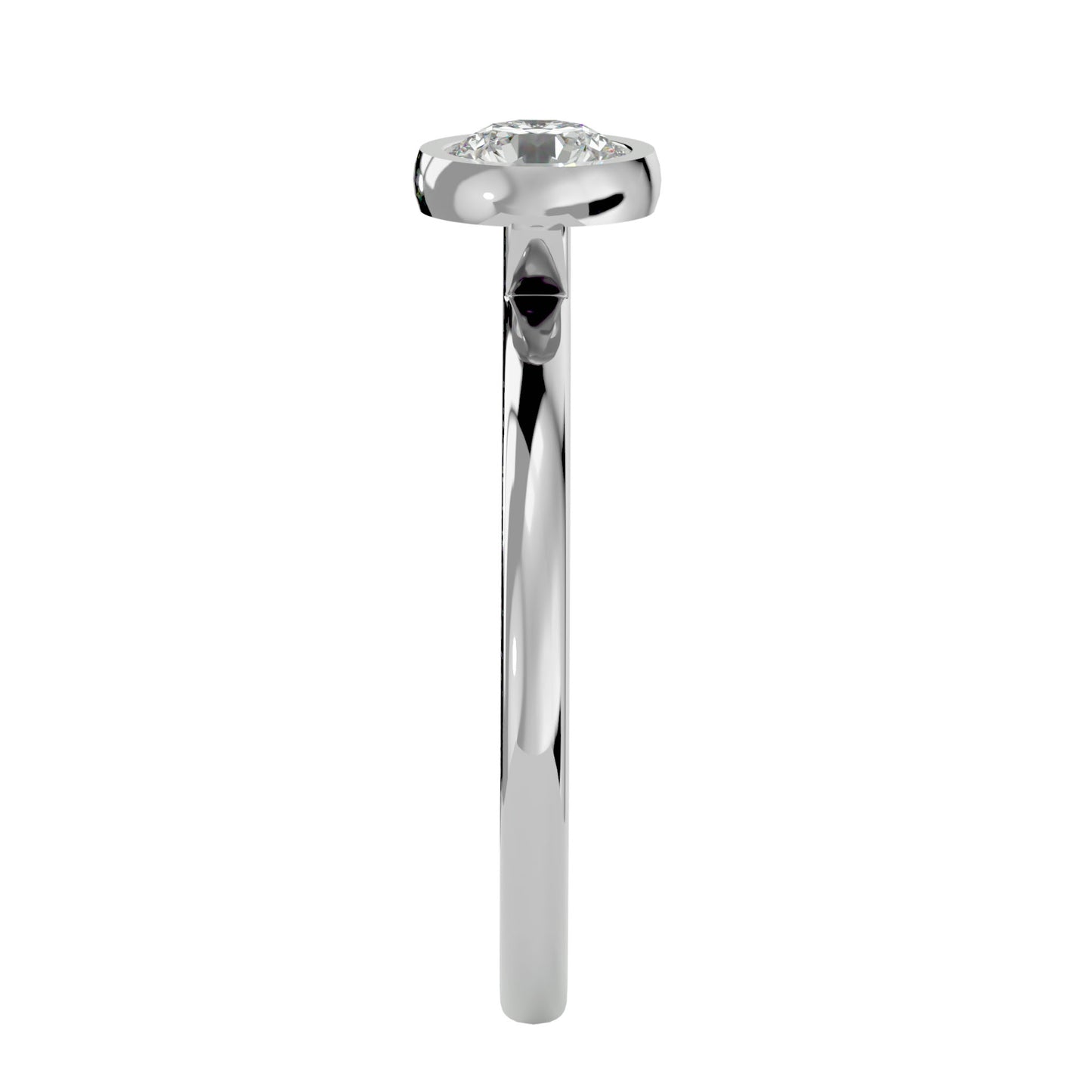 Dora 6 prong round engagement rings