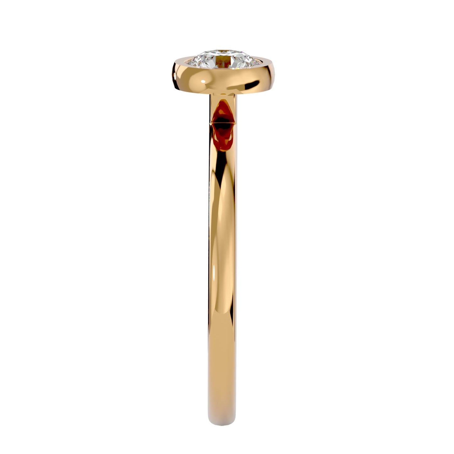 Dora 6 prong round engagement rings