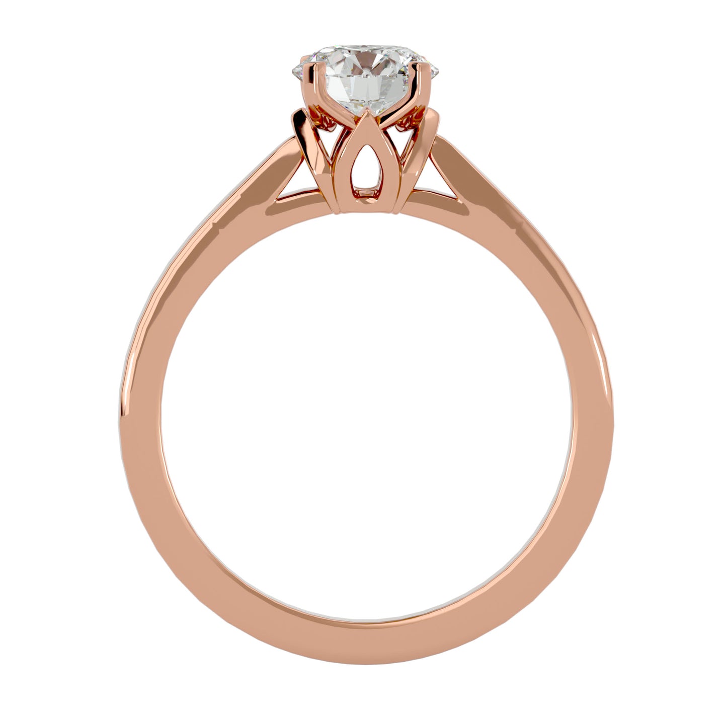 Forever Flame diamond engagement ring