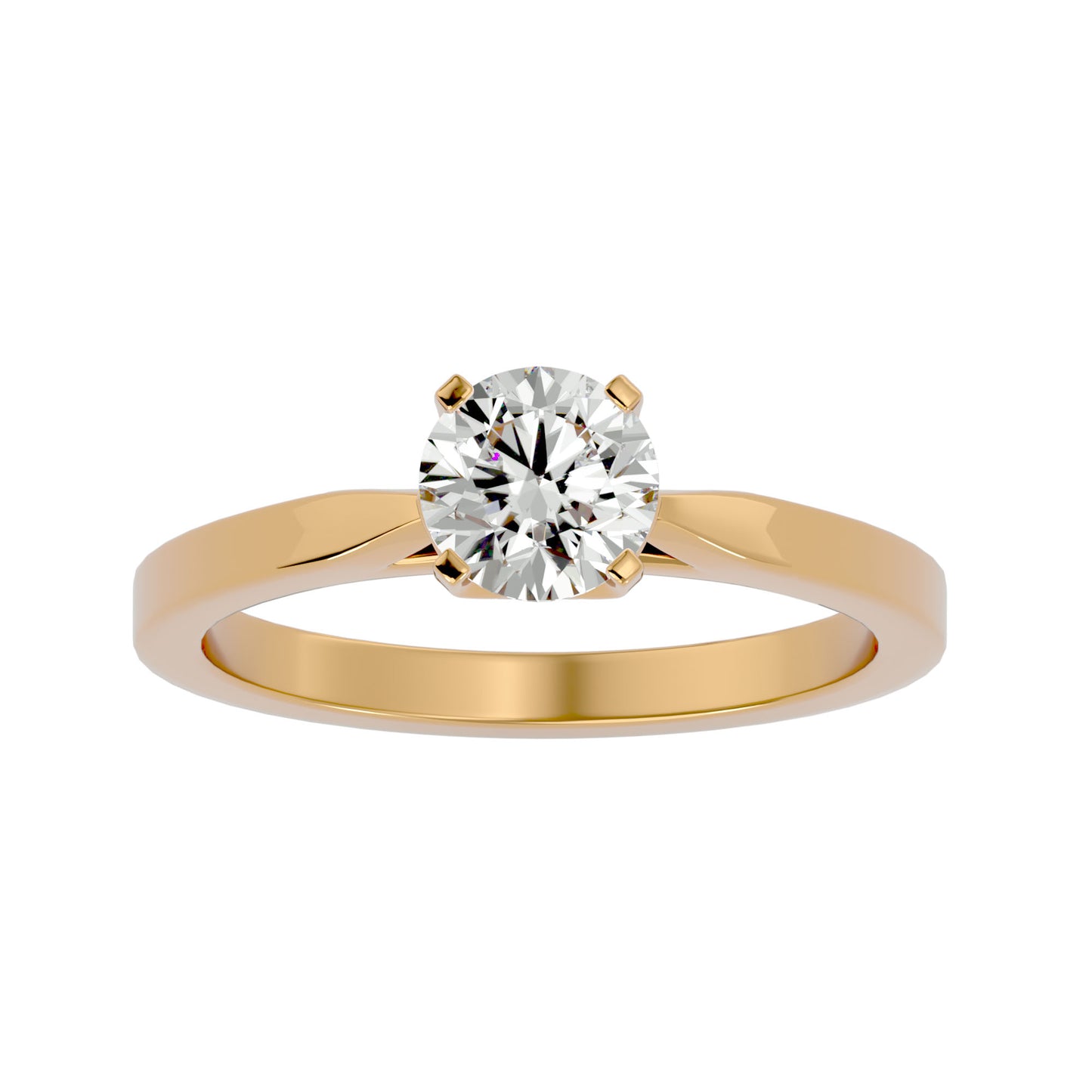Forever Flame diamond engagement ring