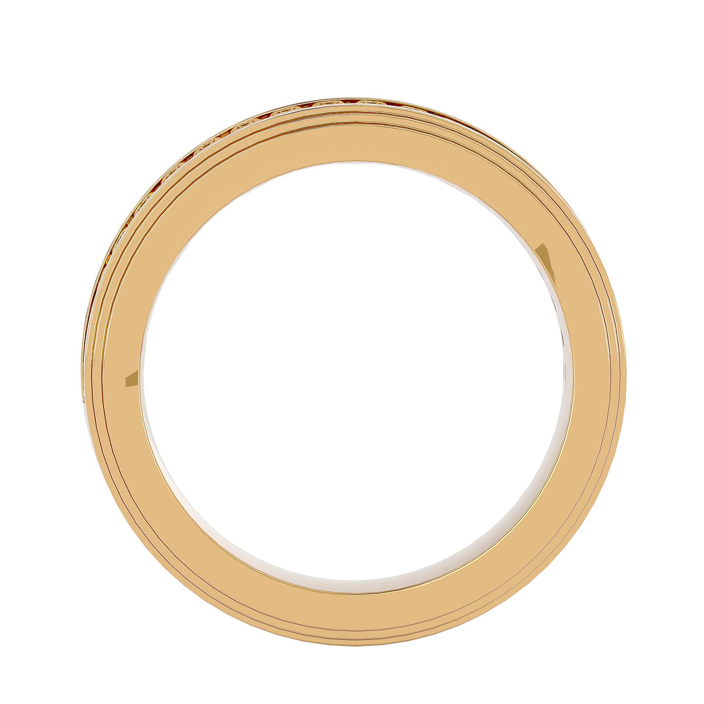 2 row men's ring