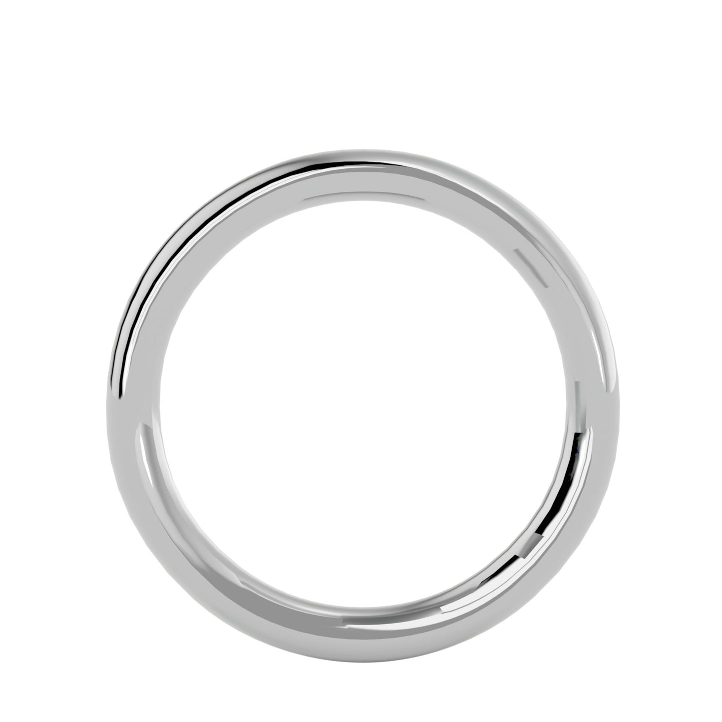 Plain dome men's ring
