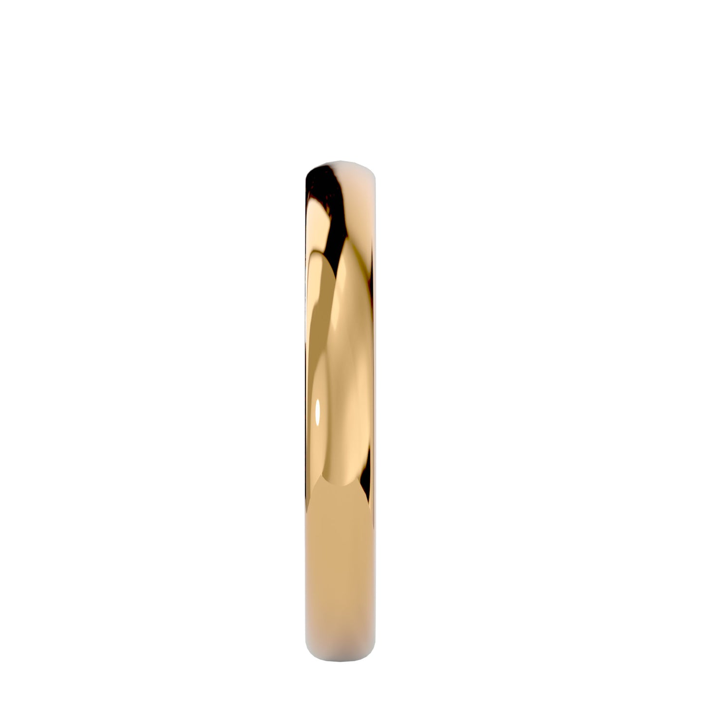Plain dome men's ring