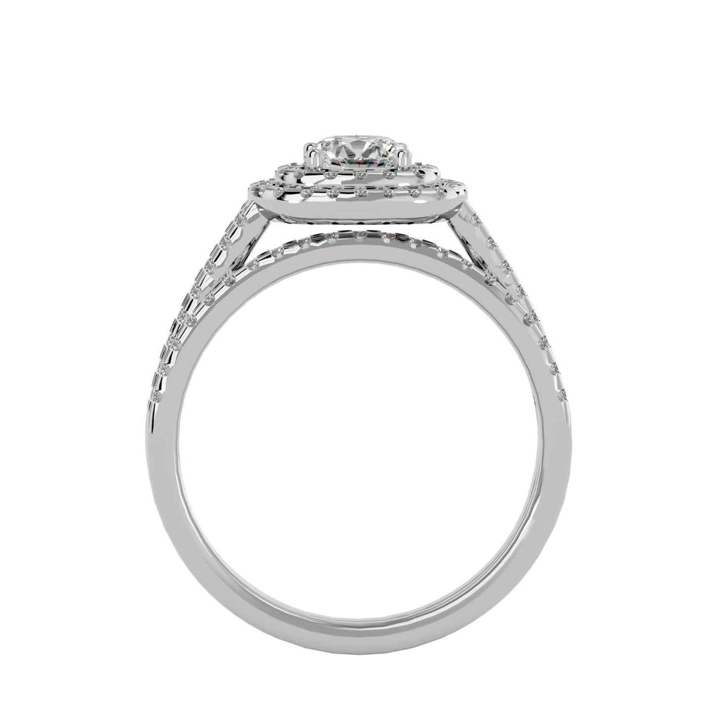 Elle engagement ring & matching band