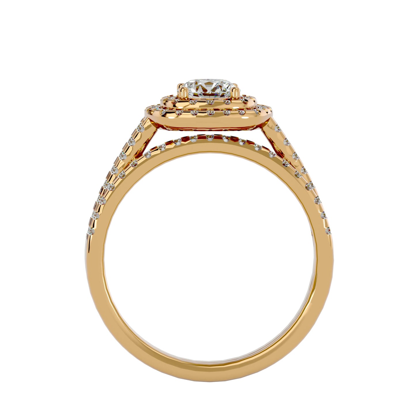 Elle engagement ring & matching band