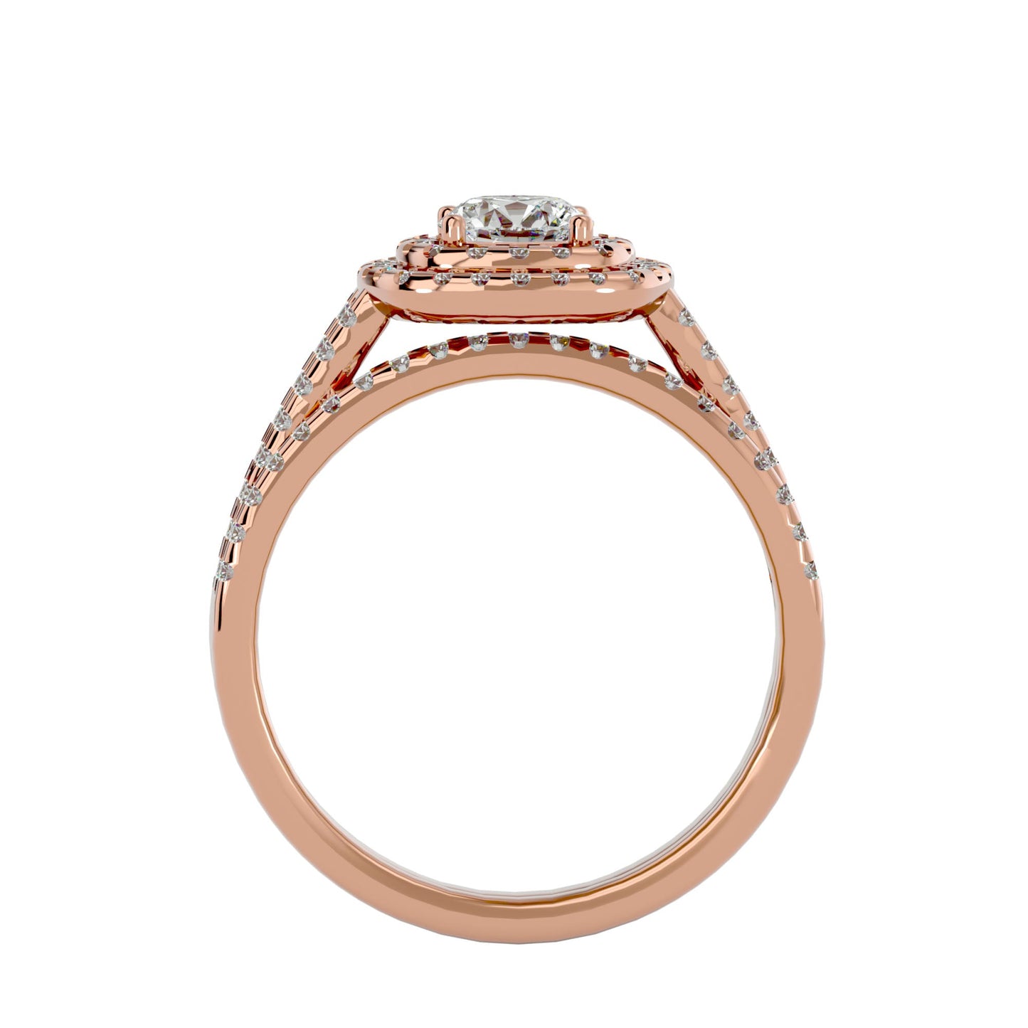 Elle engagement ring & matching band