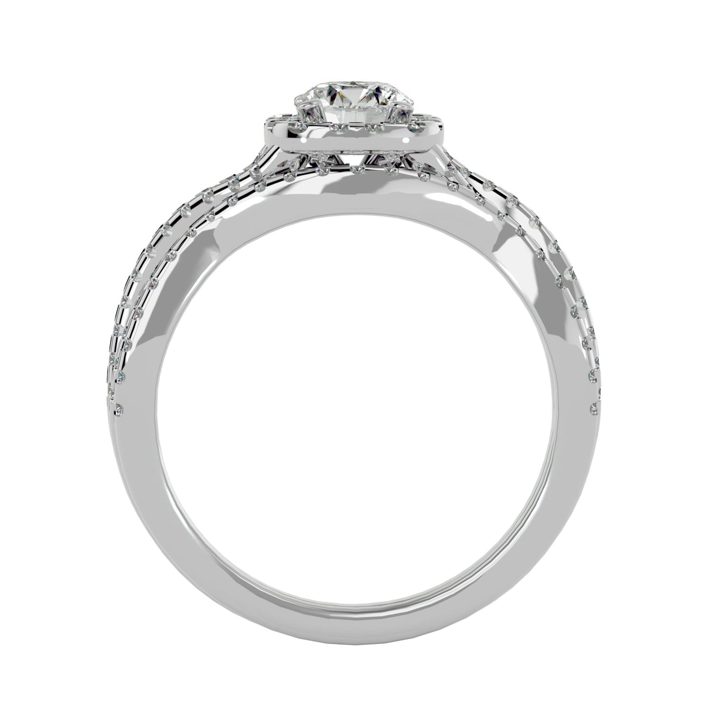 Alexa engagement ring & matching band