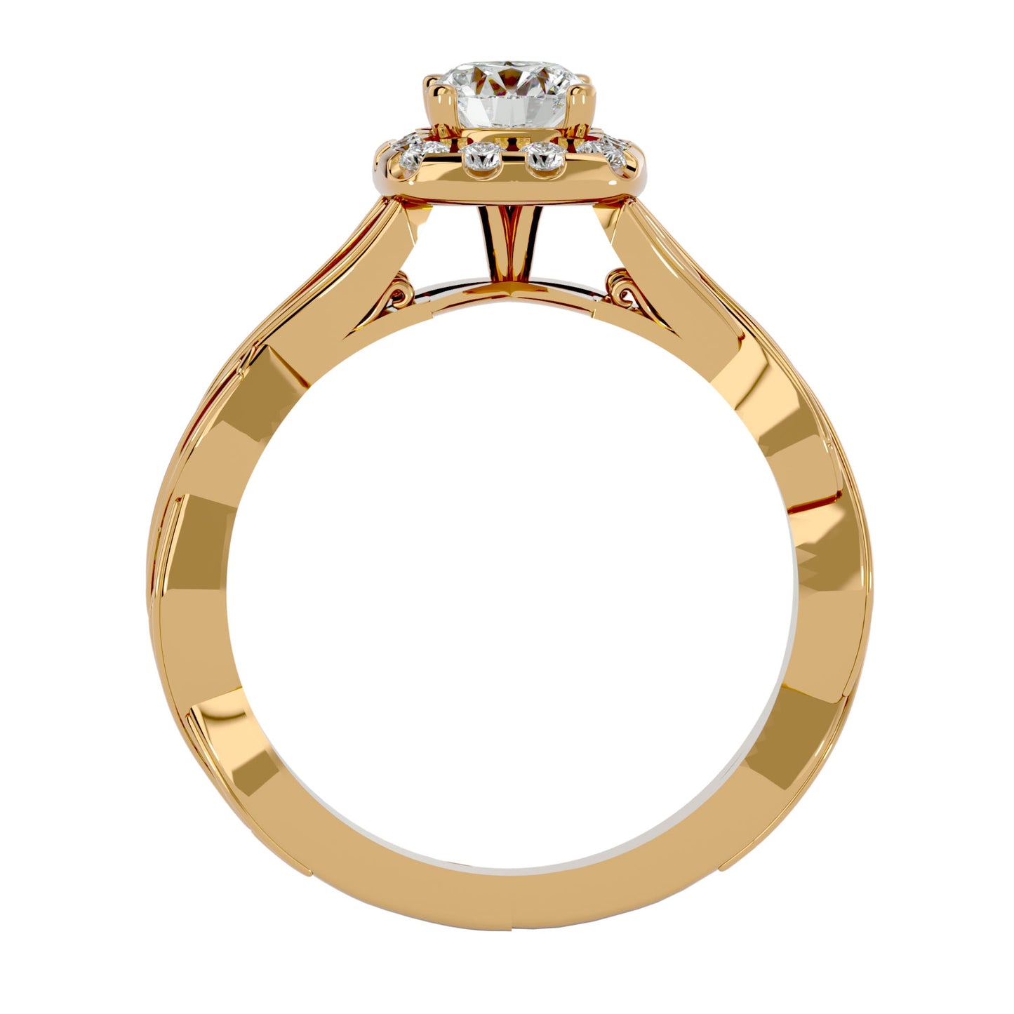 Ashley engagement ring & matching band