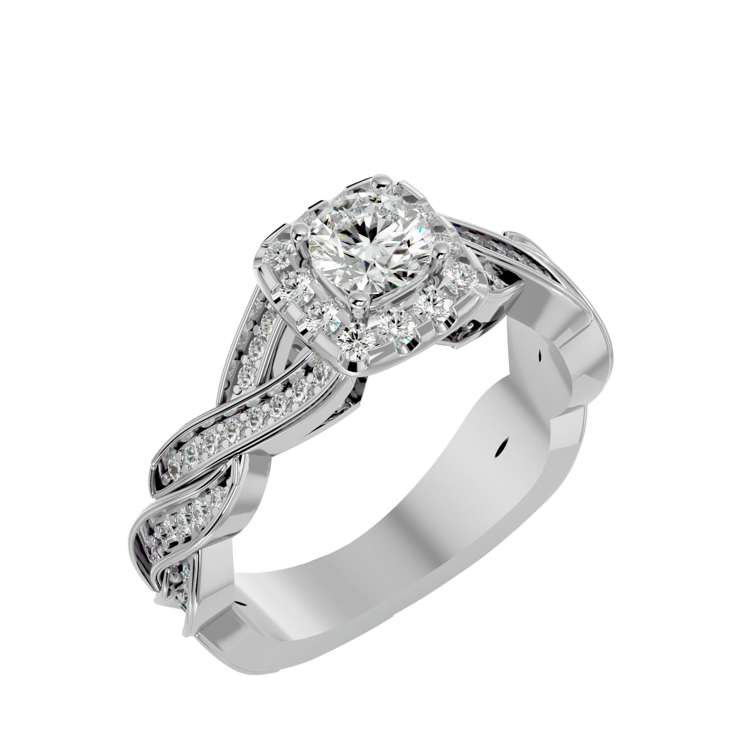 Ashley engagement ring & matching band