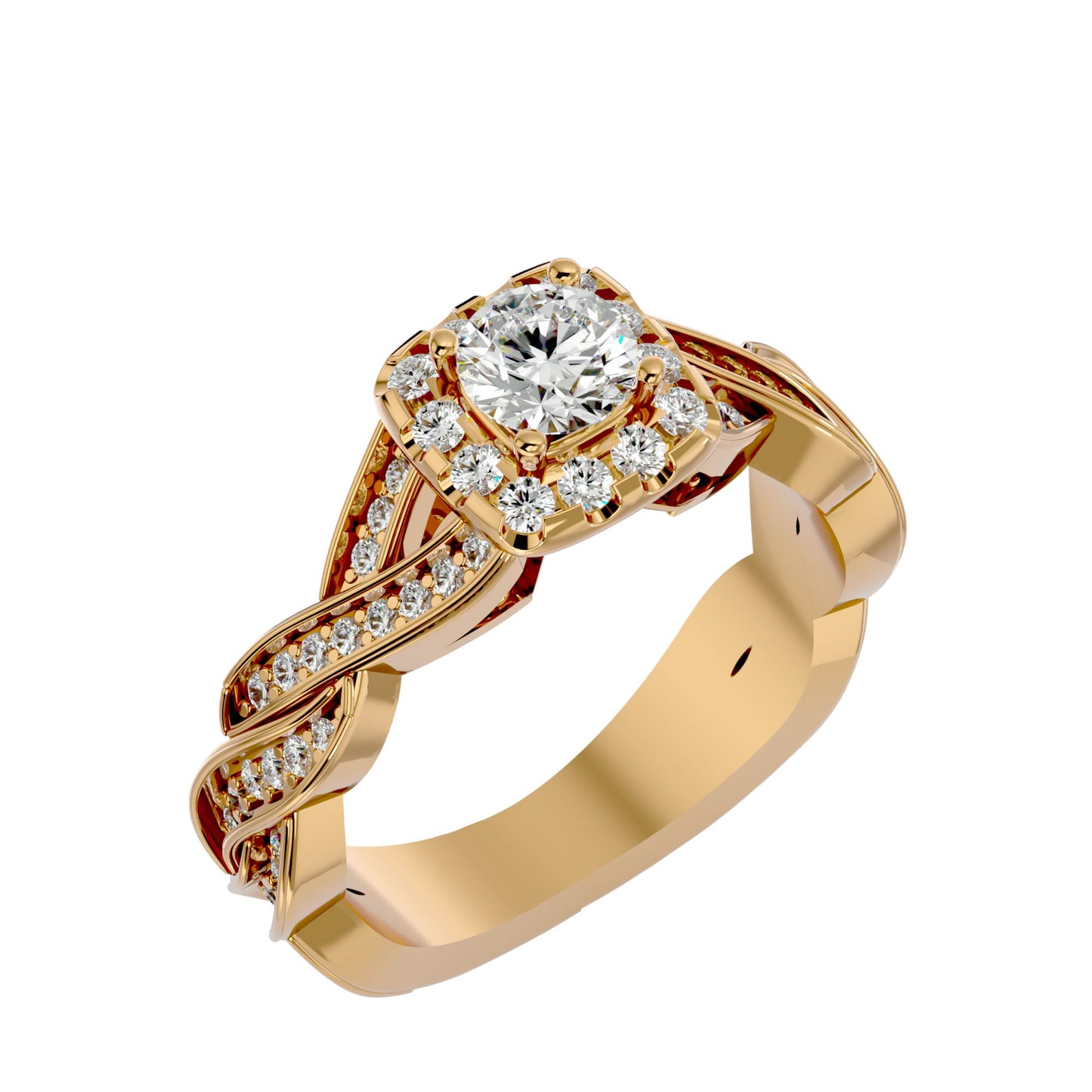 Ashley engagement ring & matching band