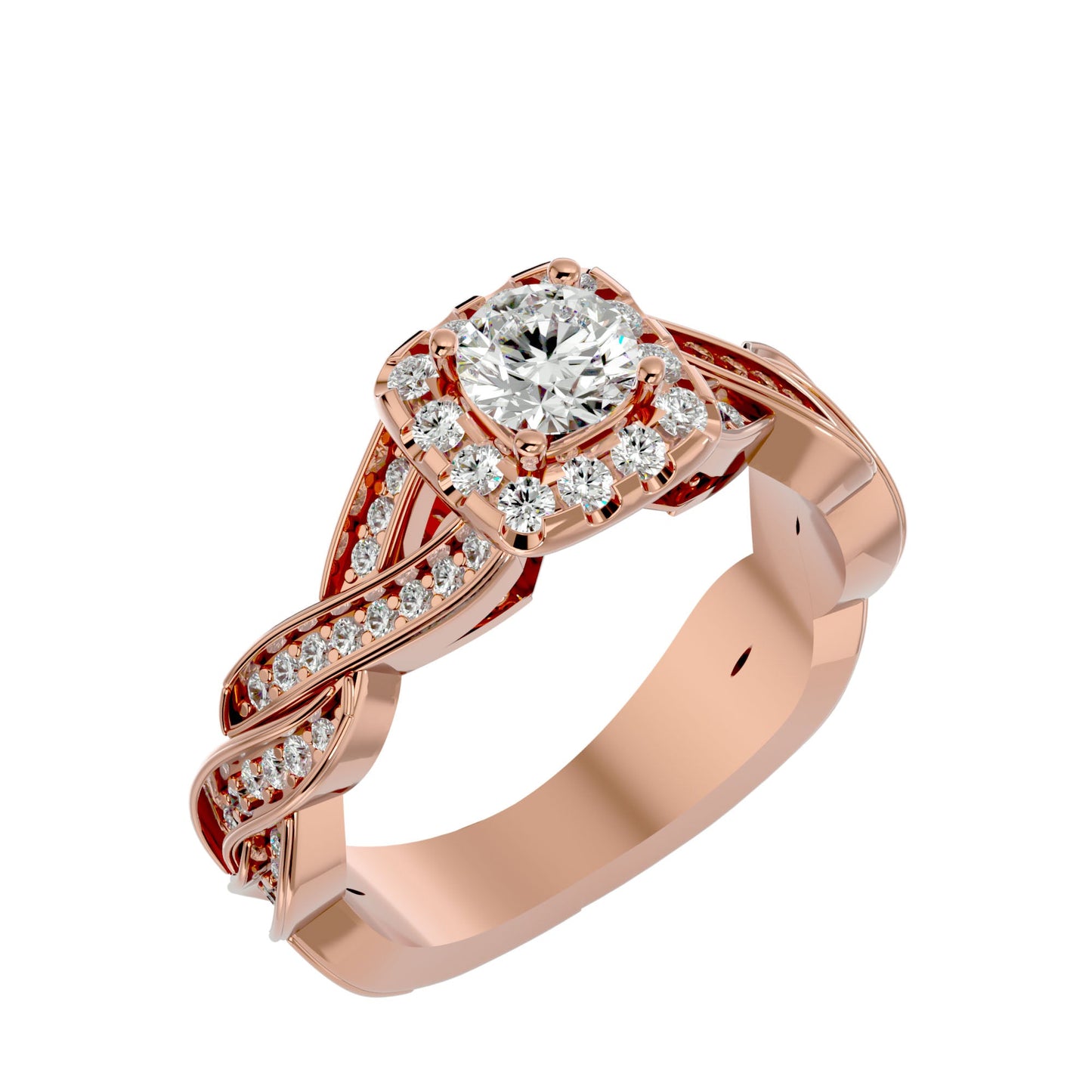 Ashley engagement ring & matching band