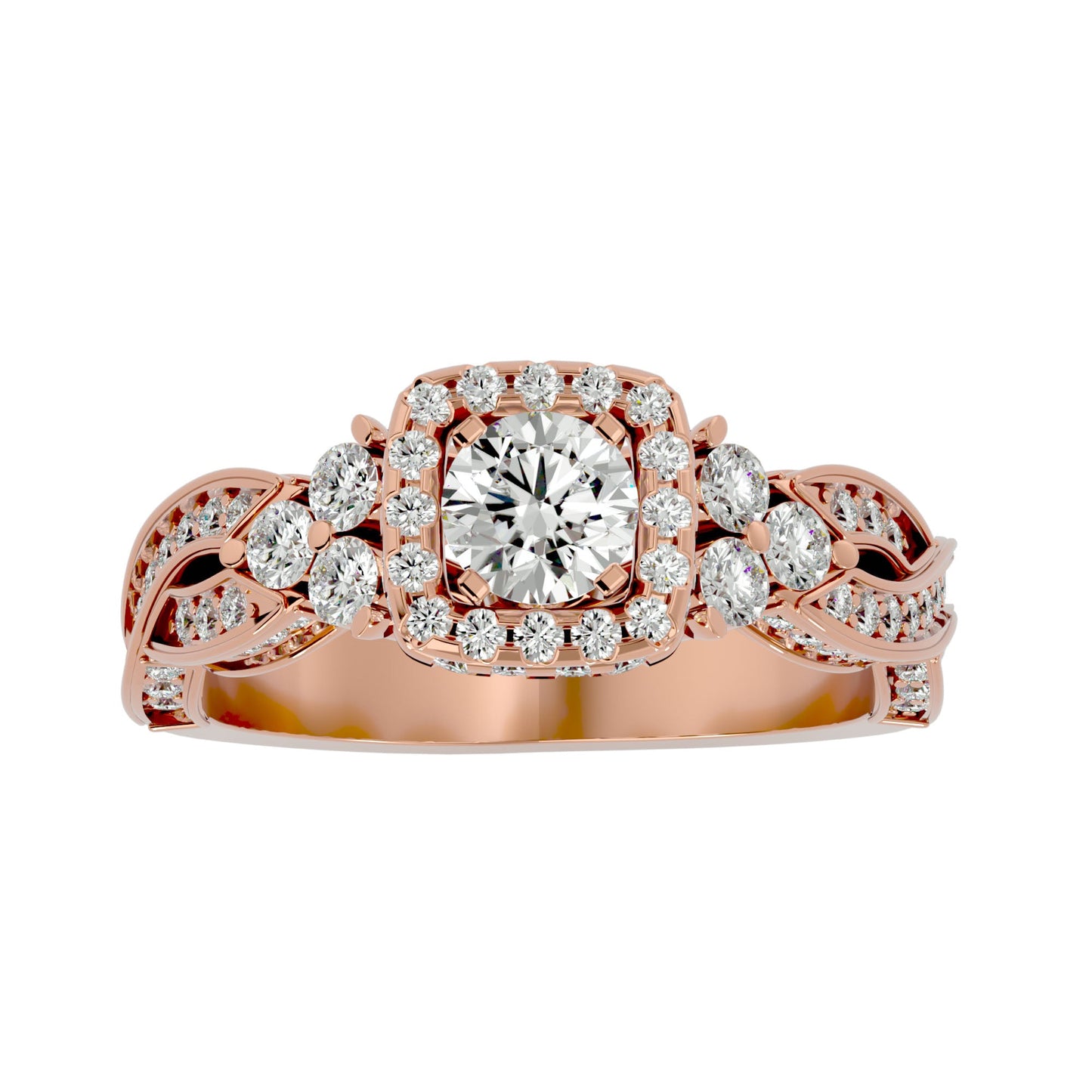 Regalia engagement ring & matching band