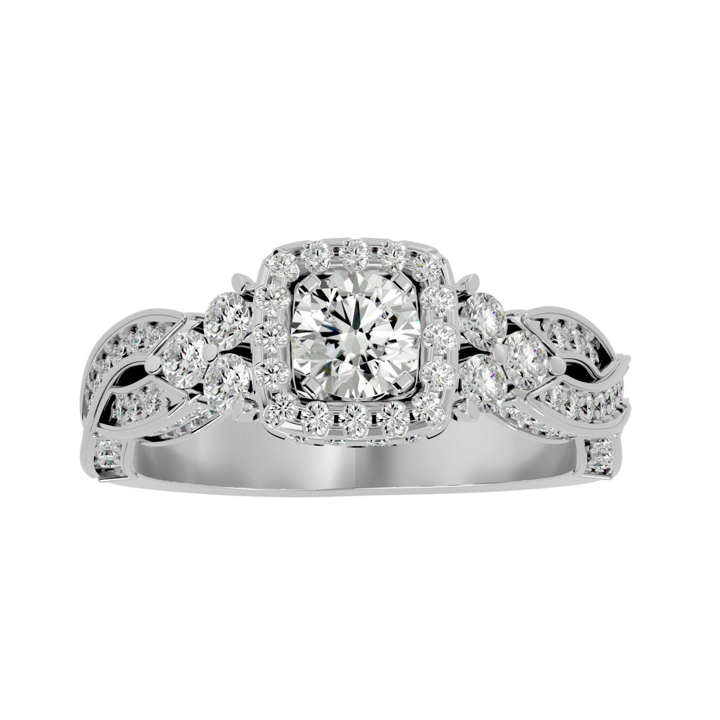 Regalia engagement ring & matching band