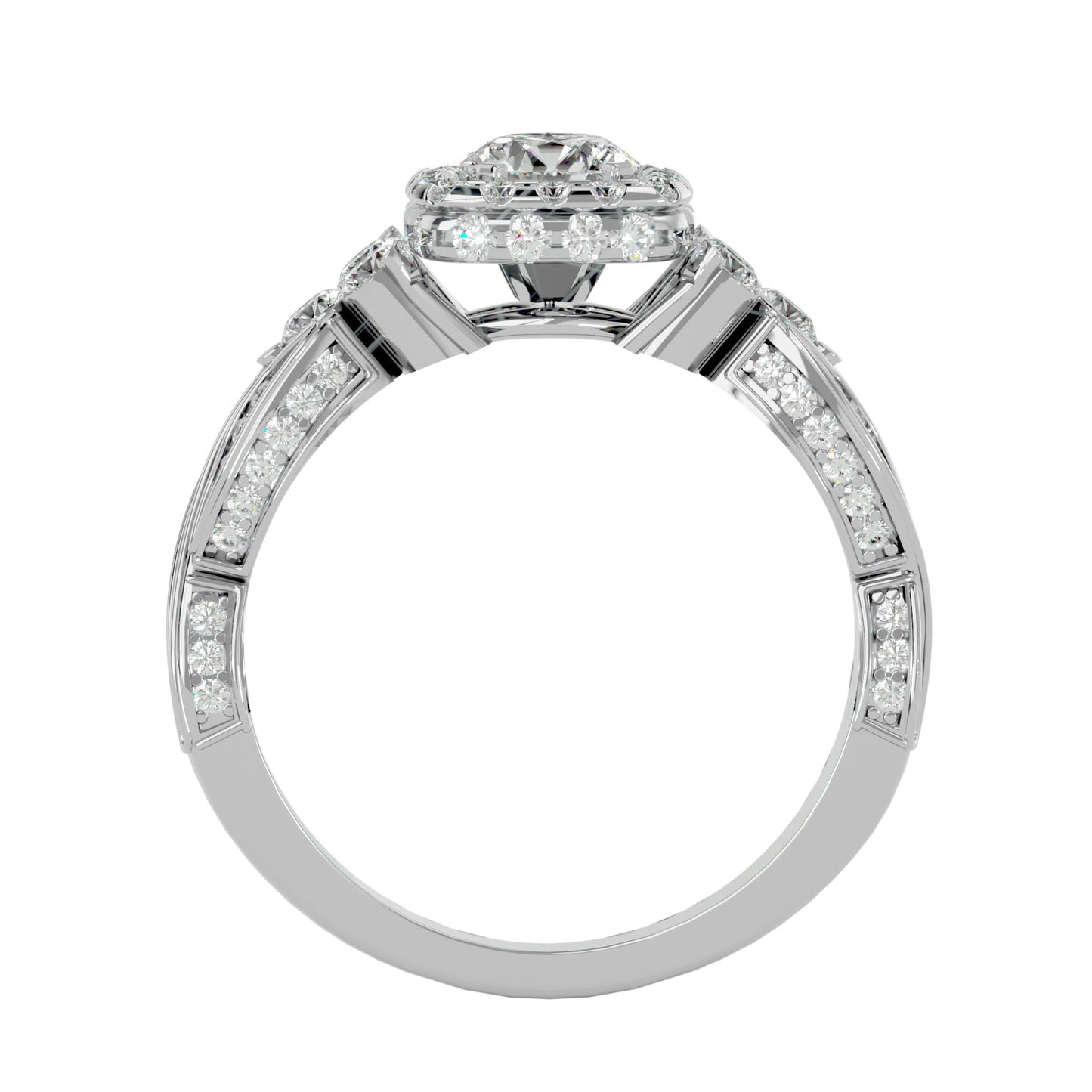 Regalia engagement ring & matching band