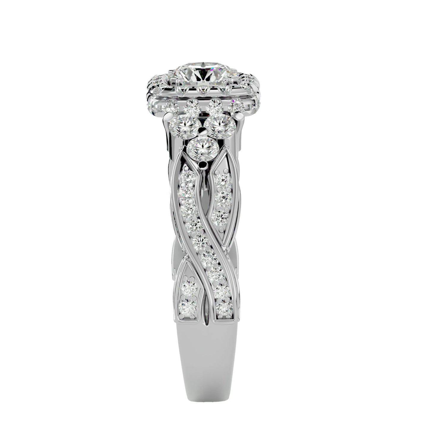Regalia engagement ring & matching band