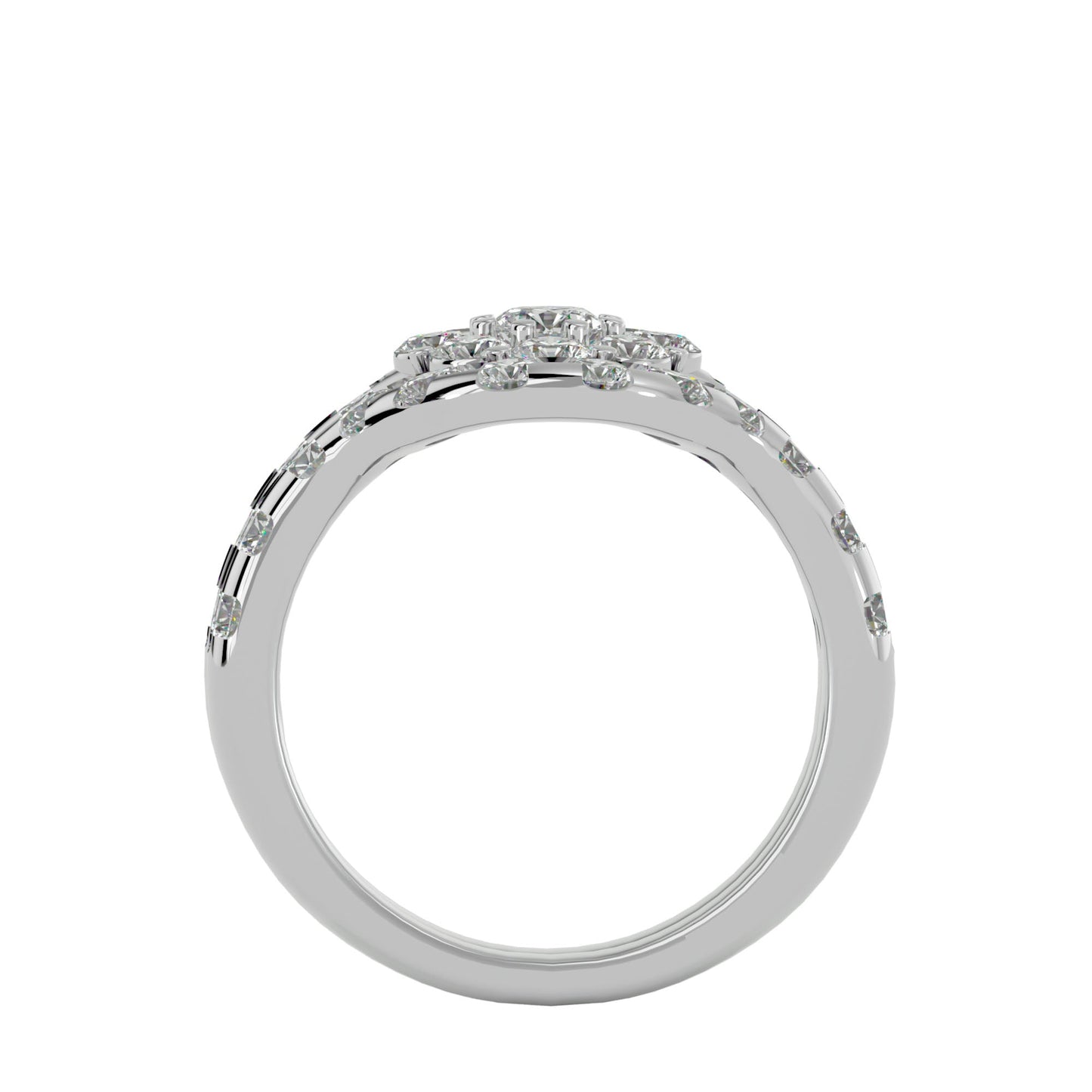Lavinia engagement ring & matching band