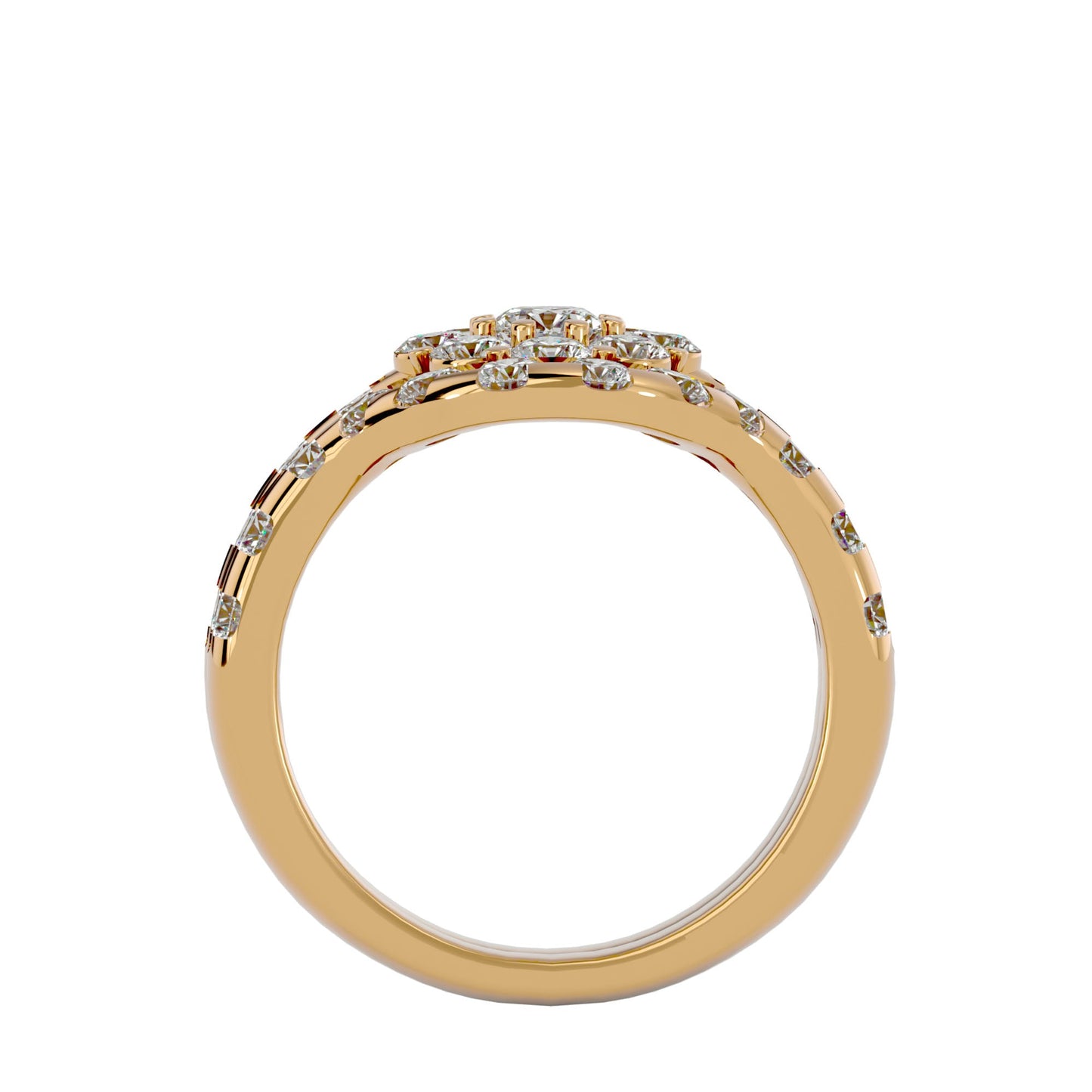 Lavinia engagement ring & matching band