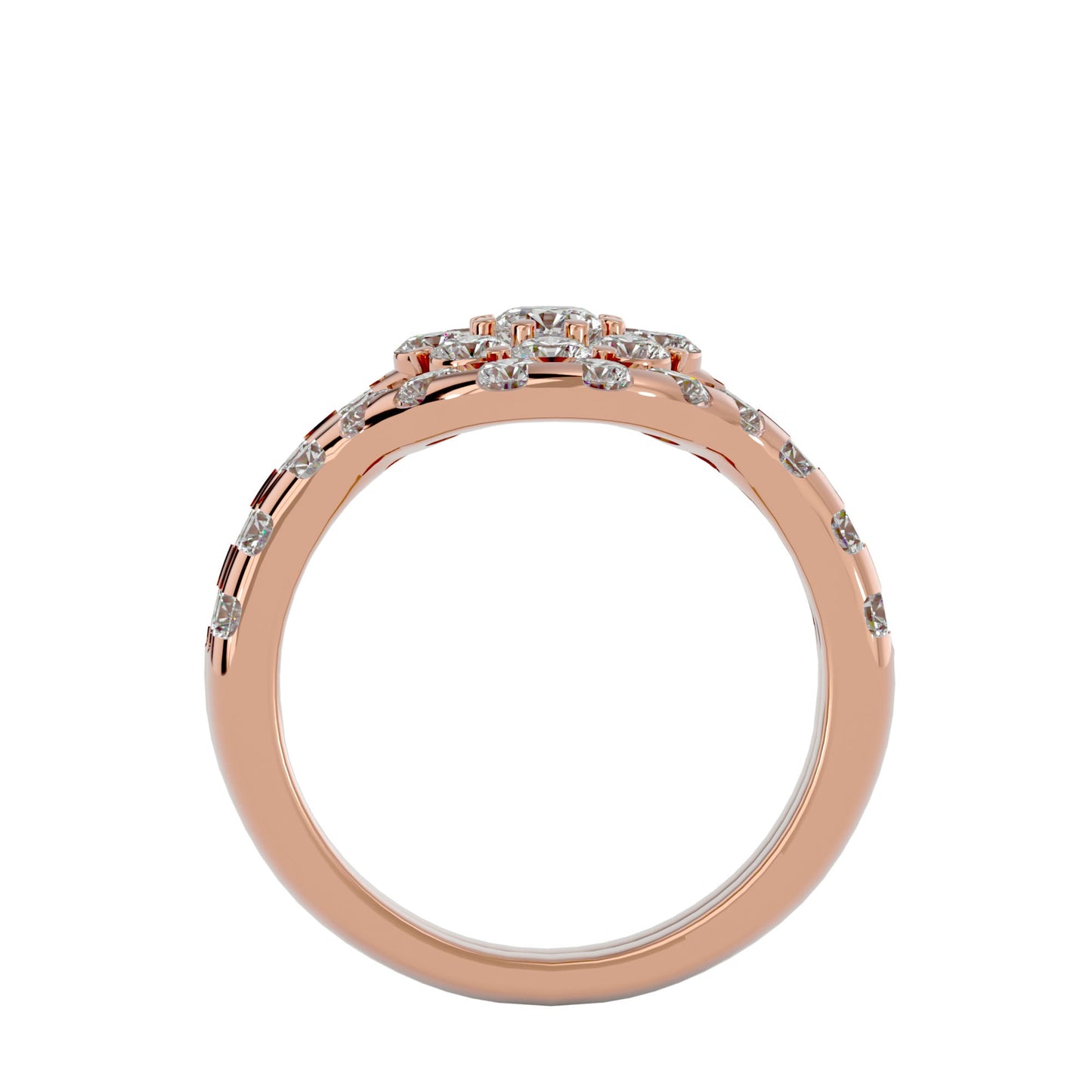 Lavinia engagement ring & matching band