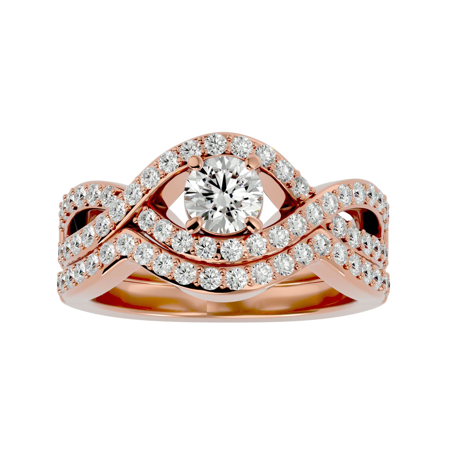 Prestigia engagement ring & matching band