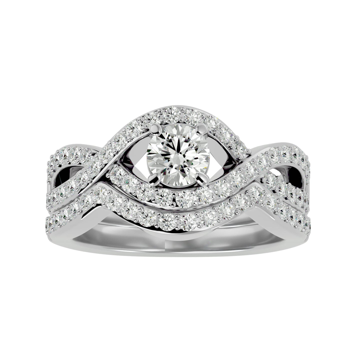 Prestigia engagement ring & matching band