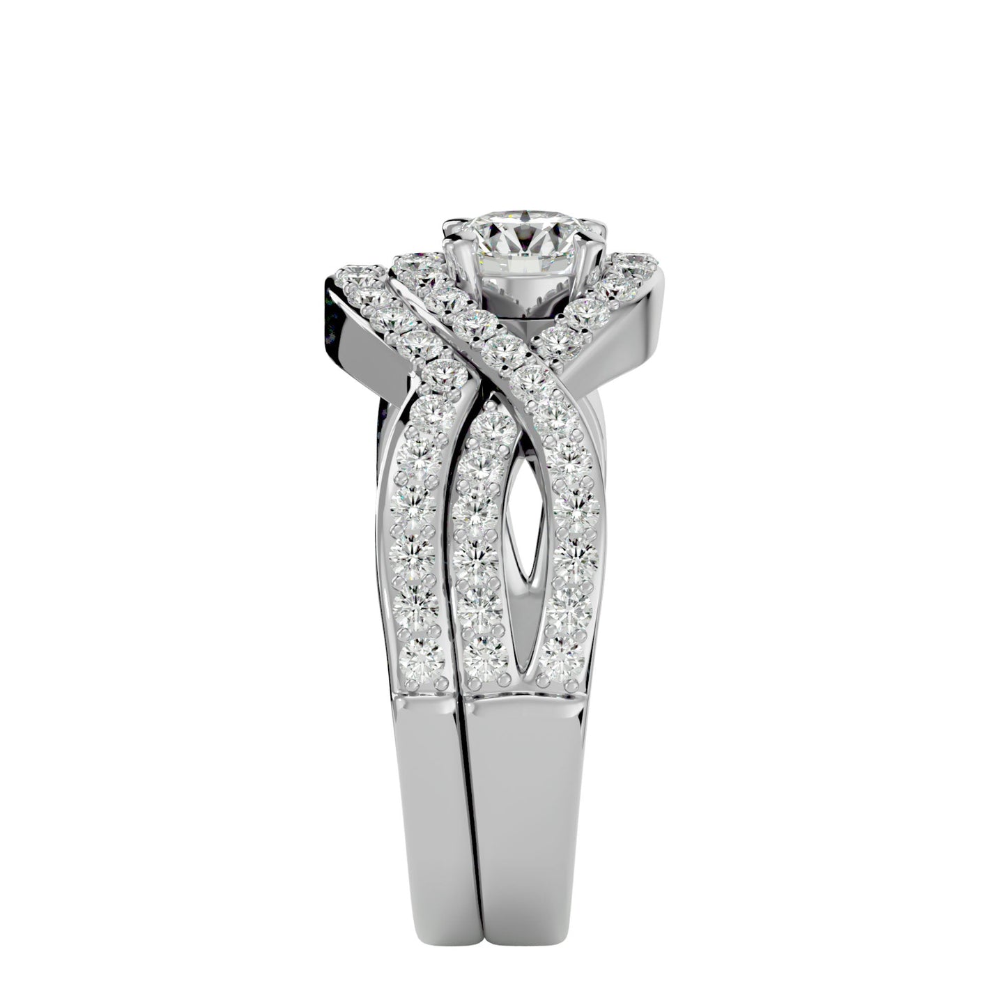 Prestigia engagement ring & matching band