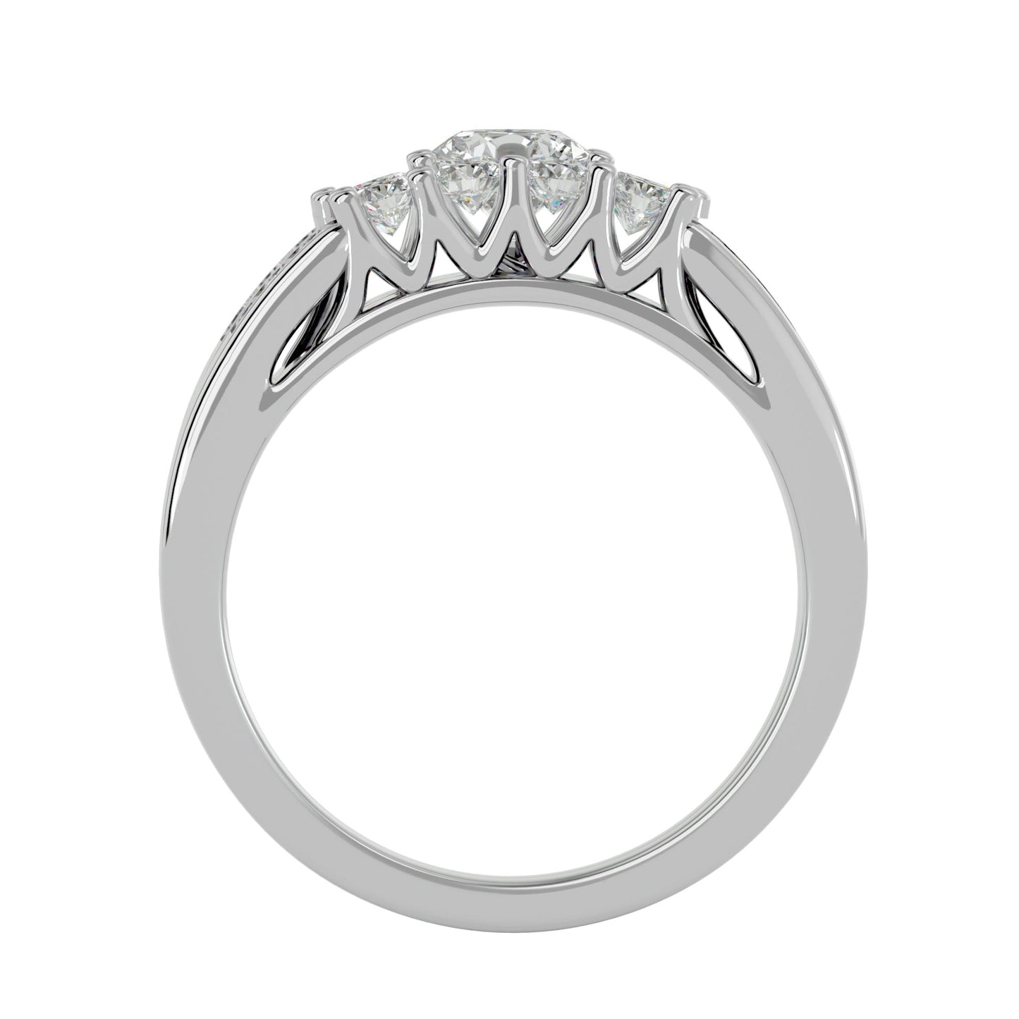 Majestic Love engagement ring & matching band