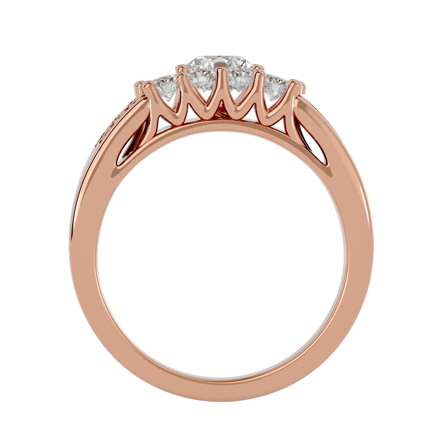 Majestic Love engagement ring & matching band