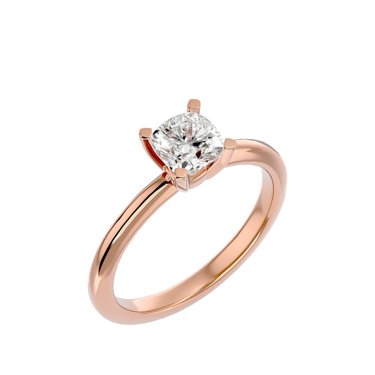 Emerald diamond criss-cross engagement ring
