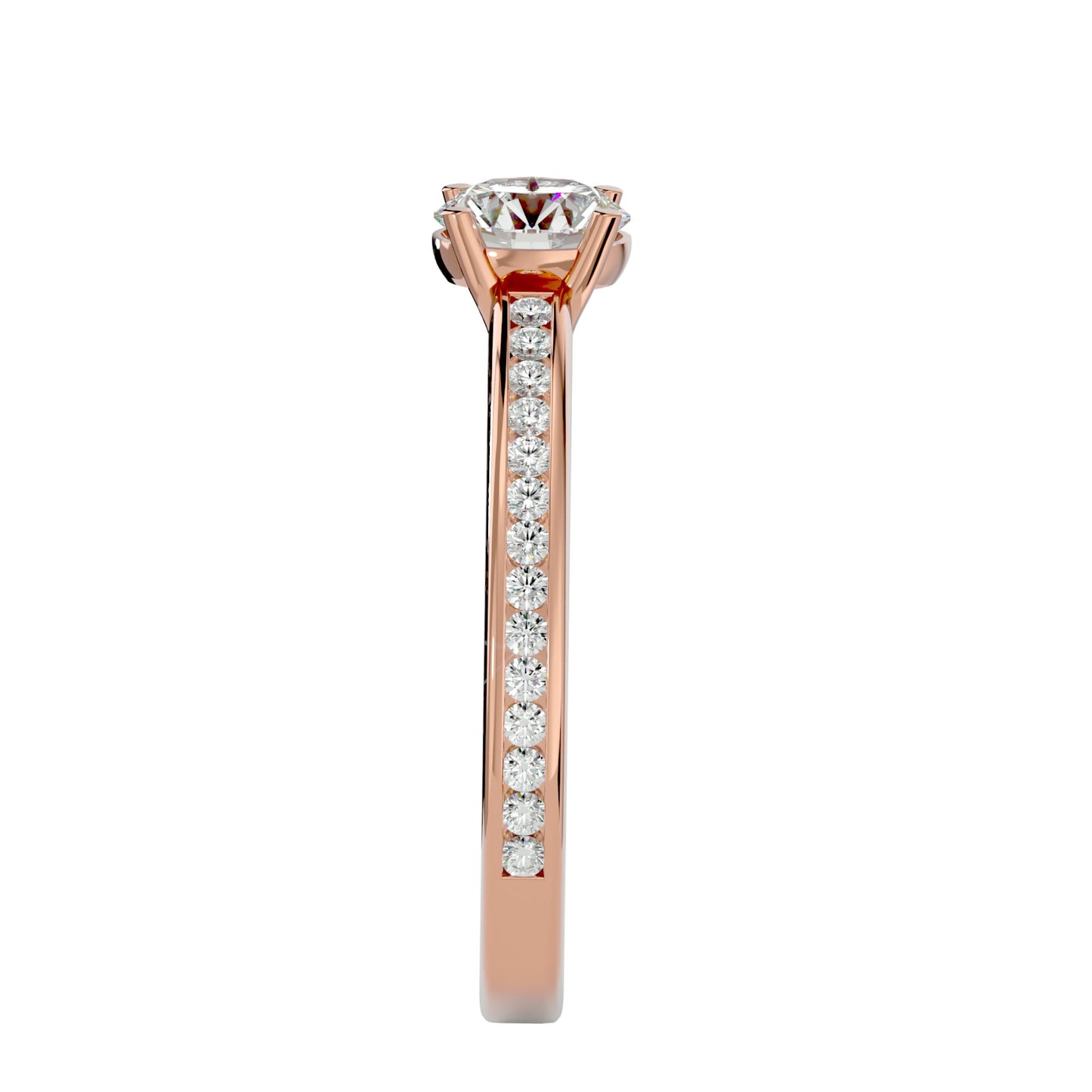 Everyln Cushion diamond engagement ring