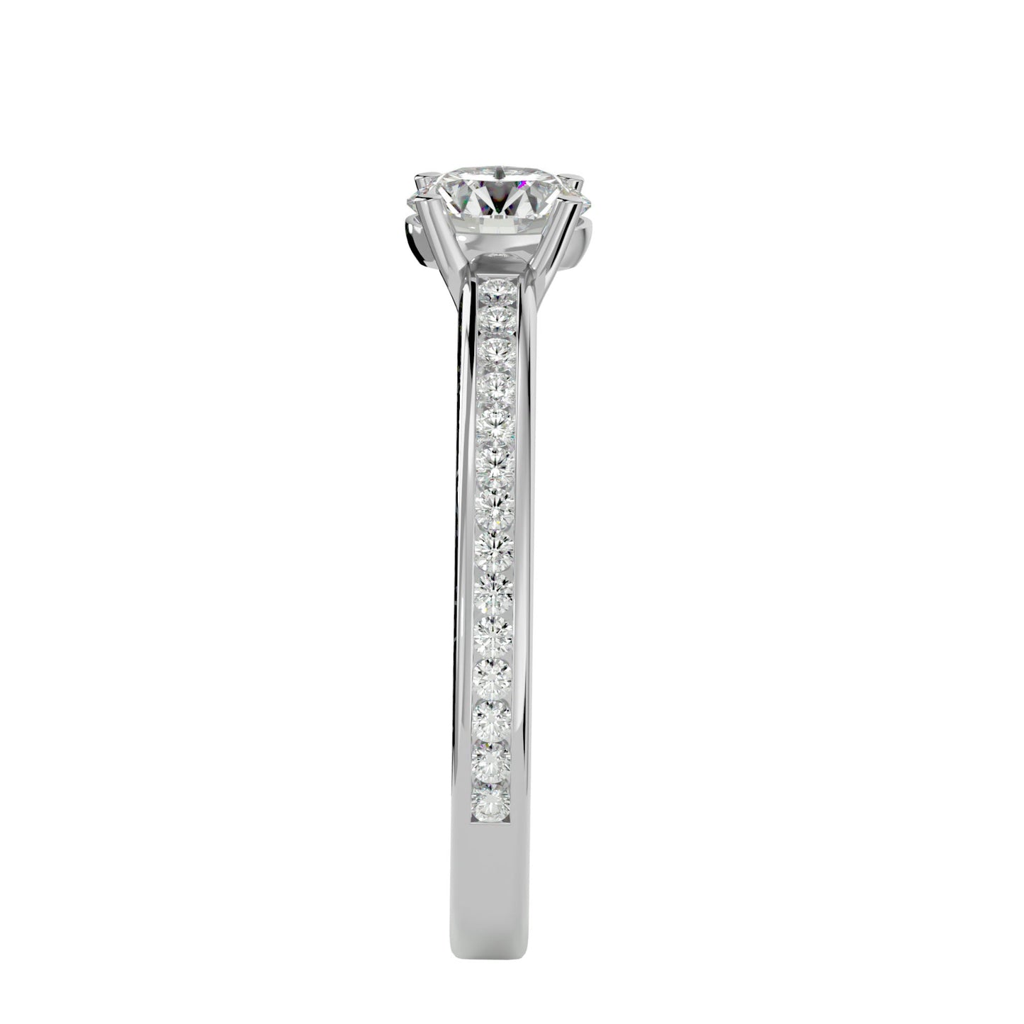 Everyln Cushion diamond engagement ring