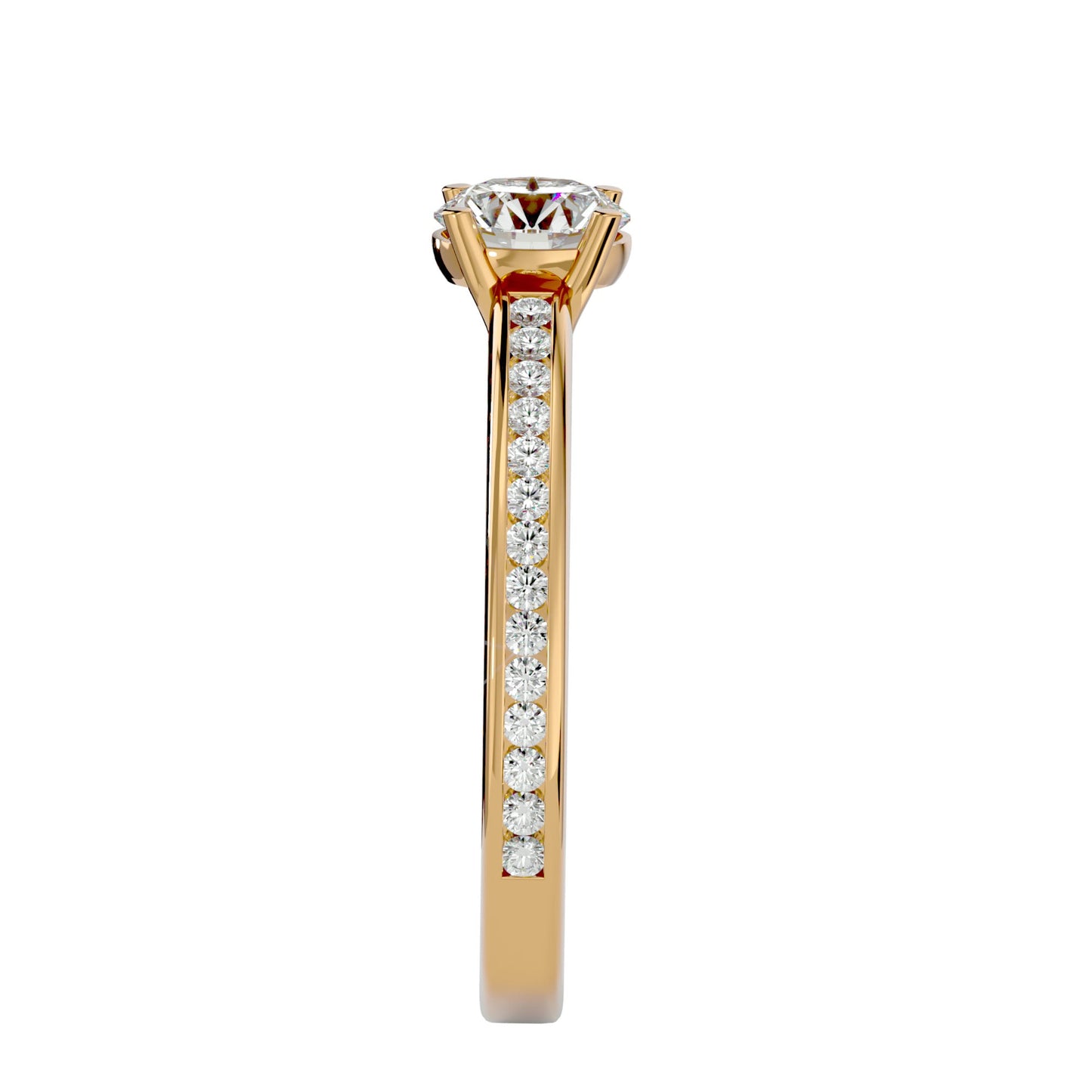 Everyln Cushion diamond engagement ring