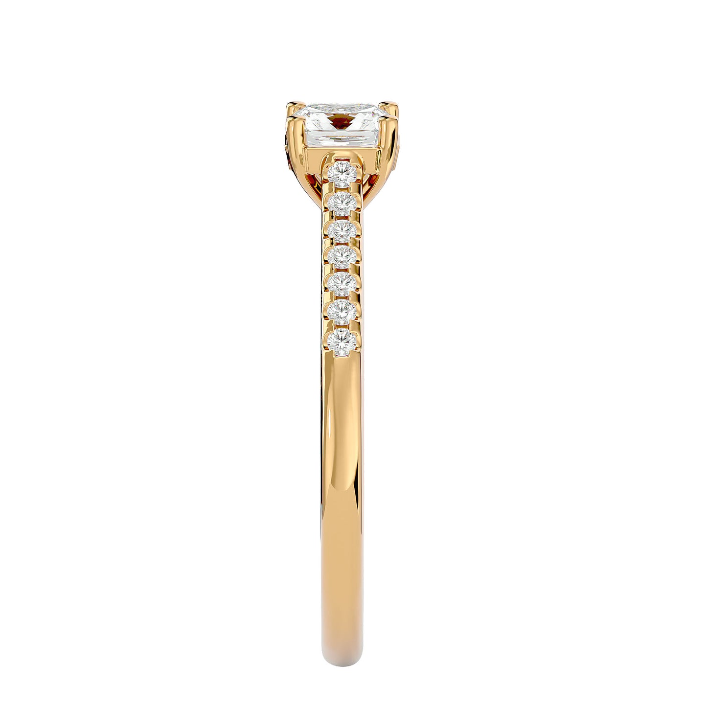 Elite side stone engagement ring
