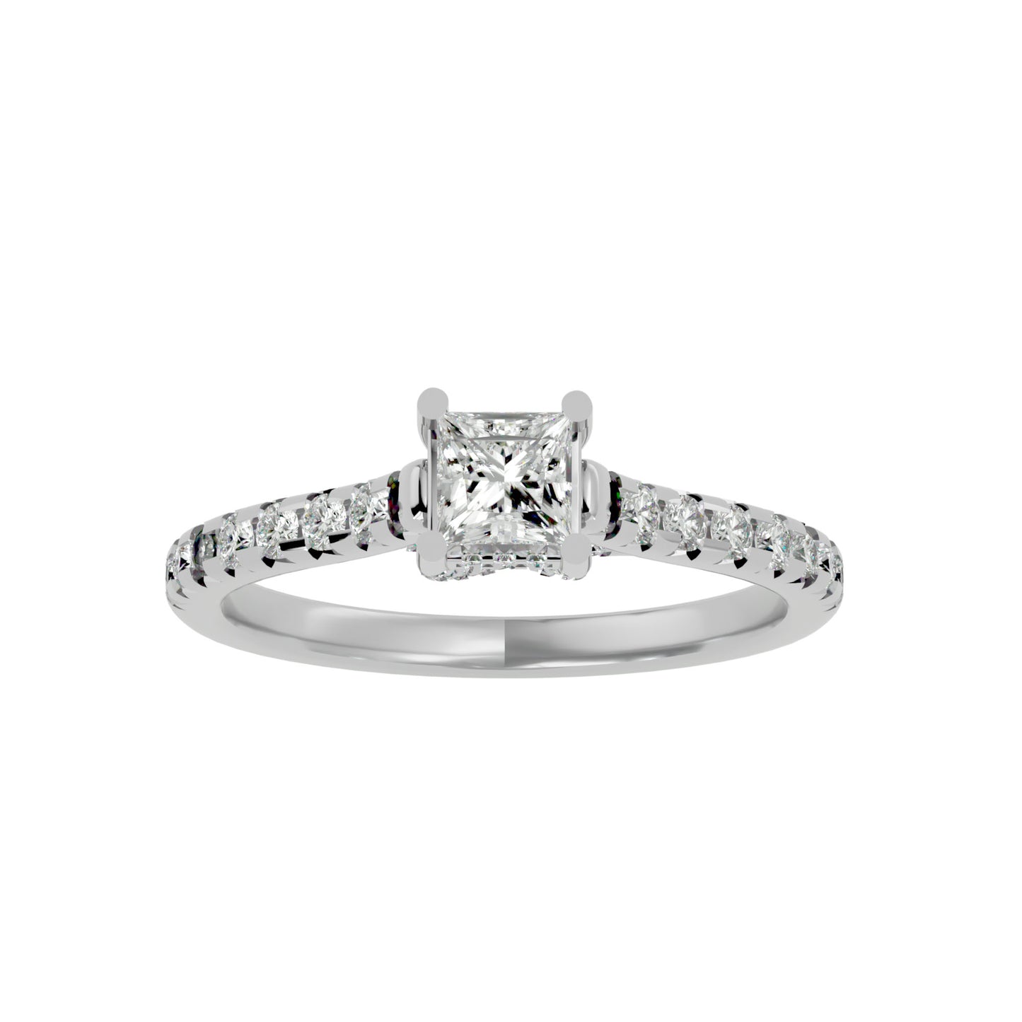 Infinite shine diamond engagement ring