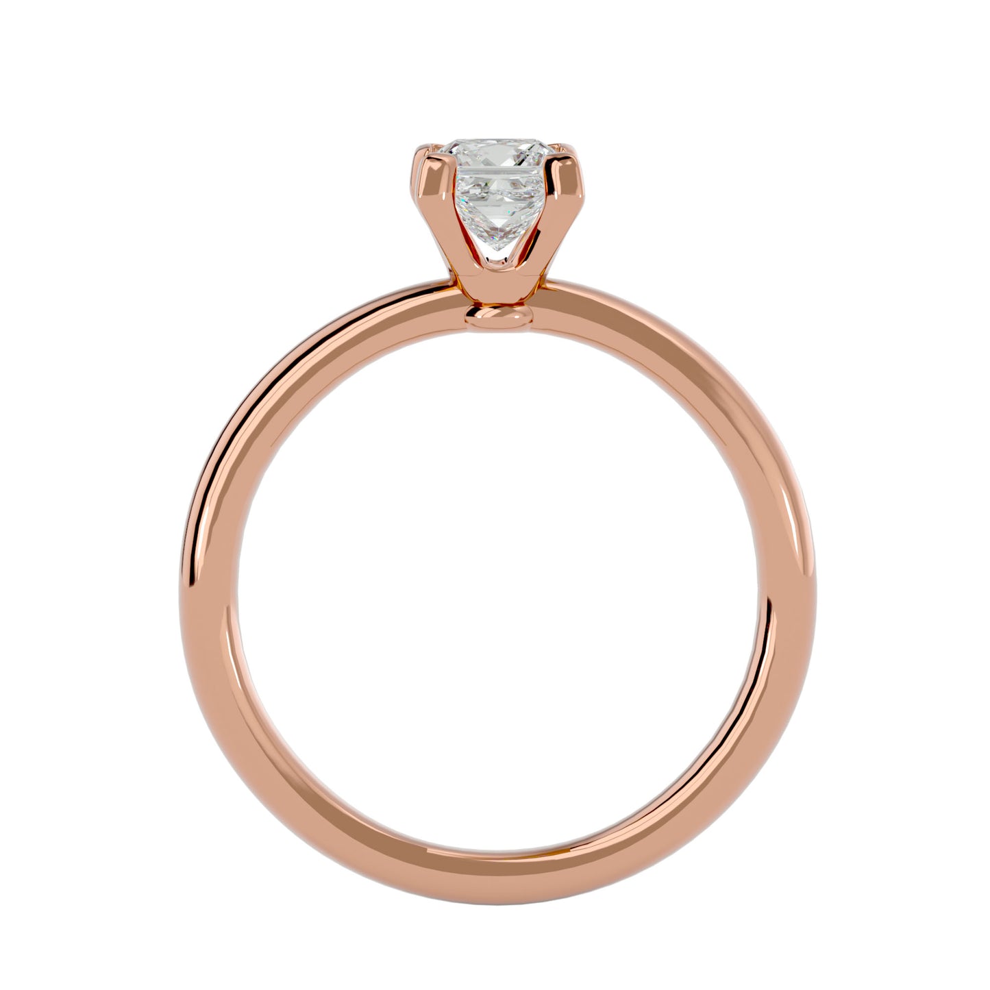 Hester petite diamond engagement ring