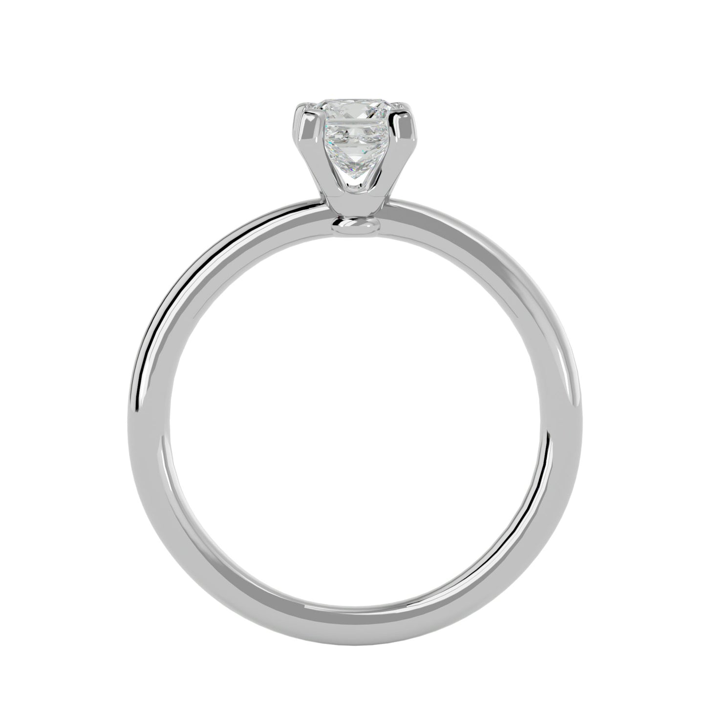 Hester petite diamond engagement ring