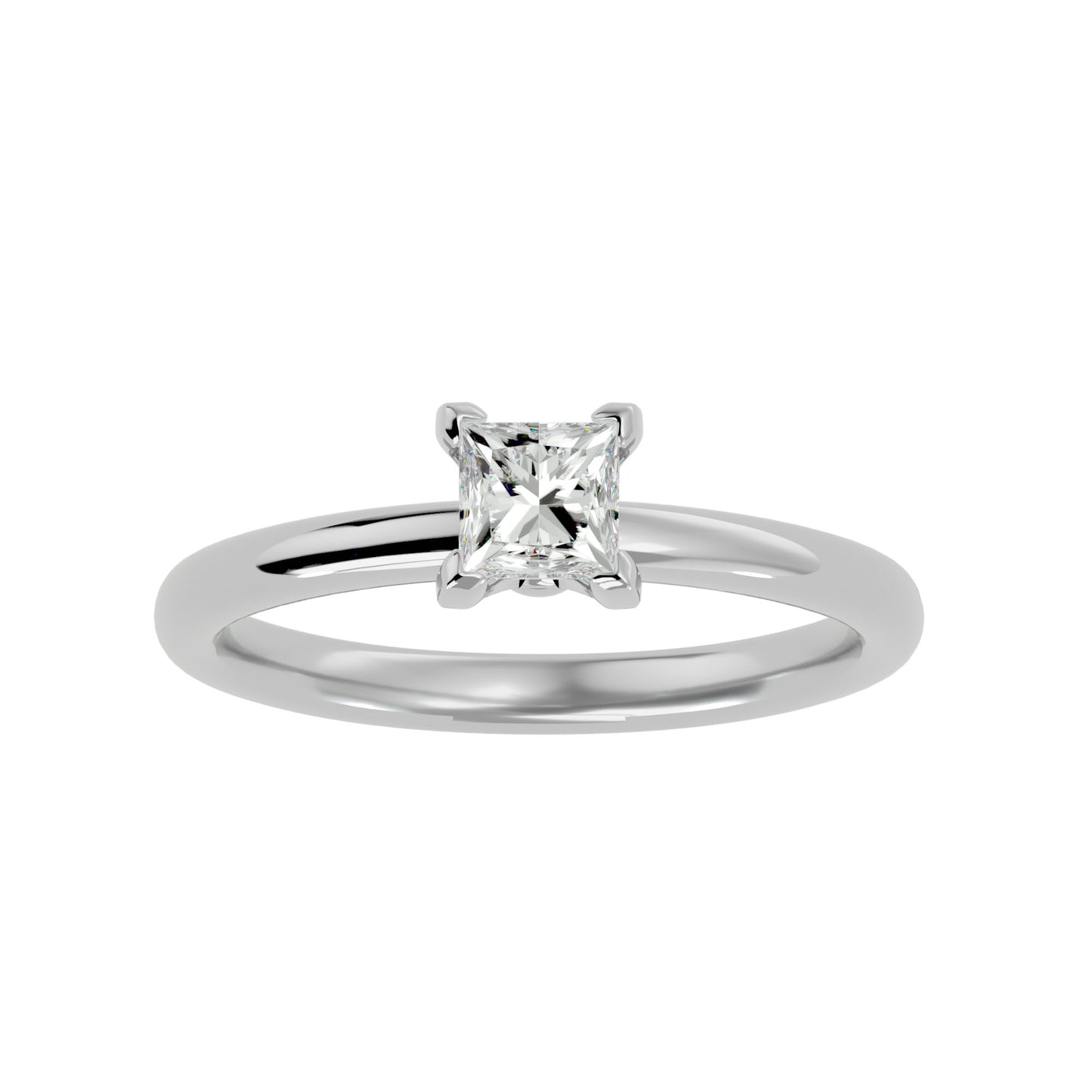 Hester petite diamond engagement ring