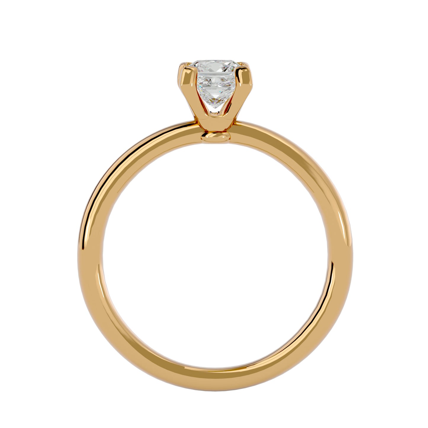 Hester petite diamond engagement ring