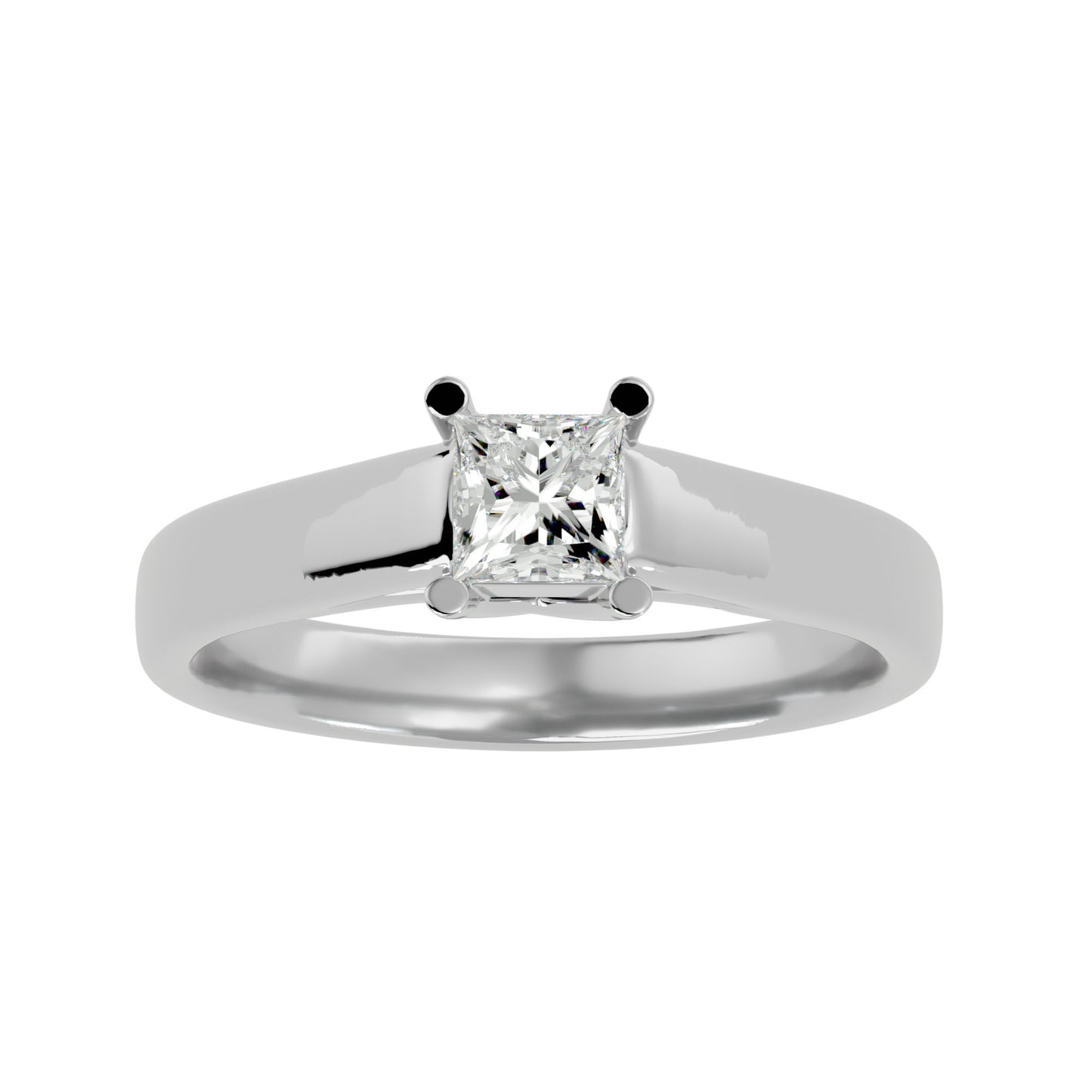 Criss Cross diamond engagement ring