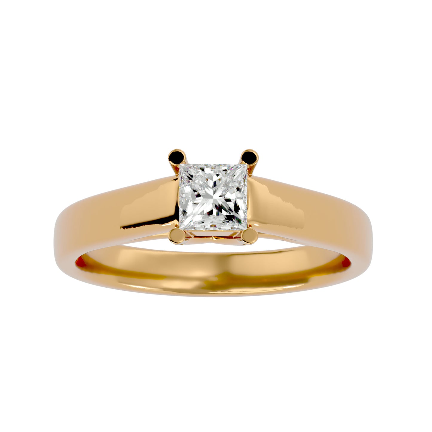 Criss Cross diamond engagement ring