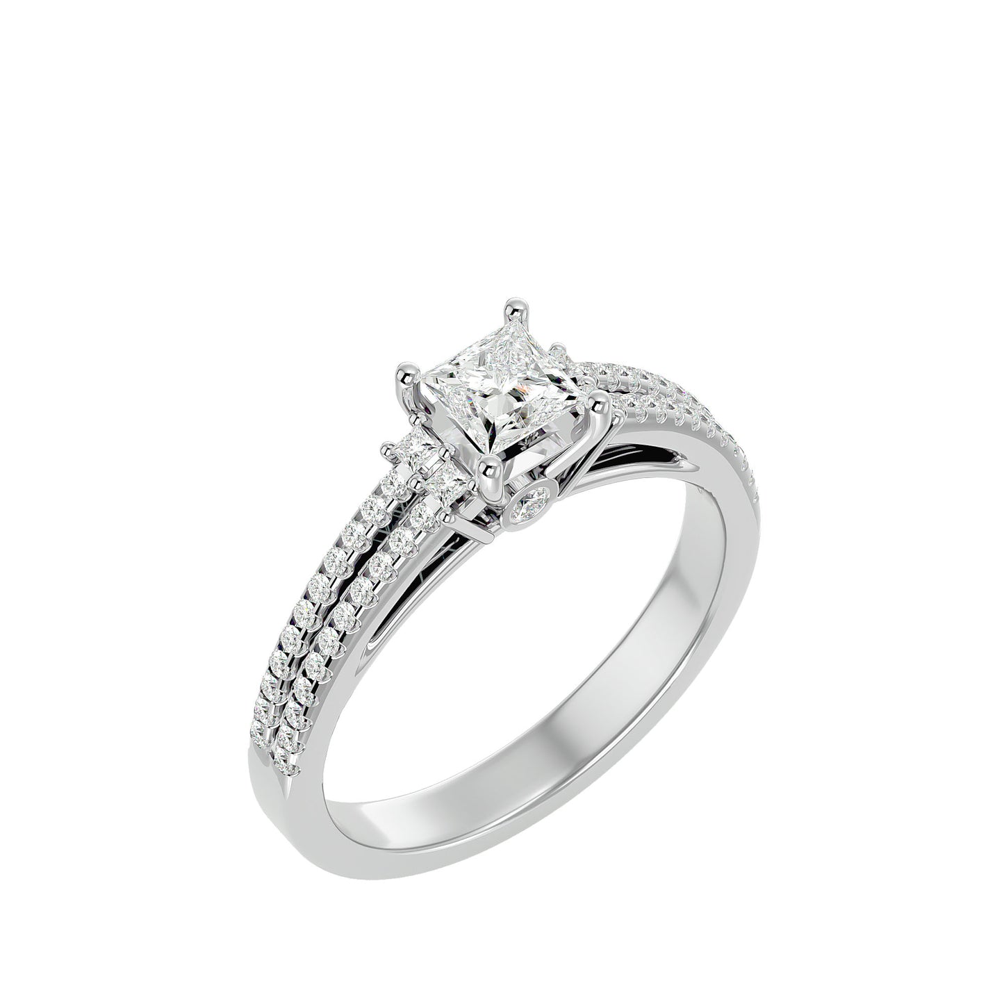 Liora Princess diamond engagement ring