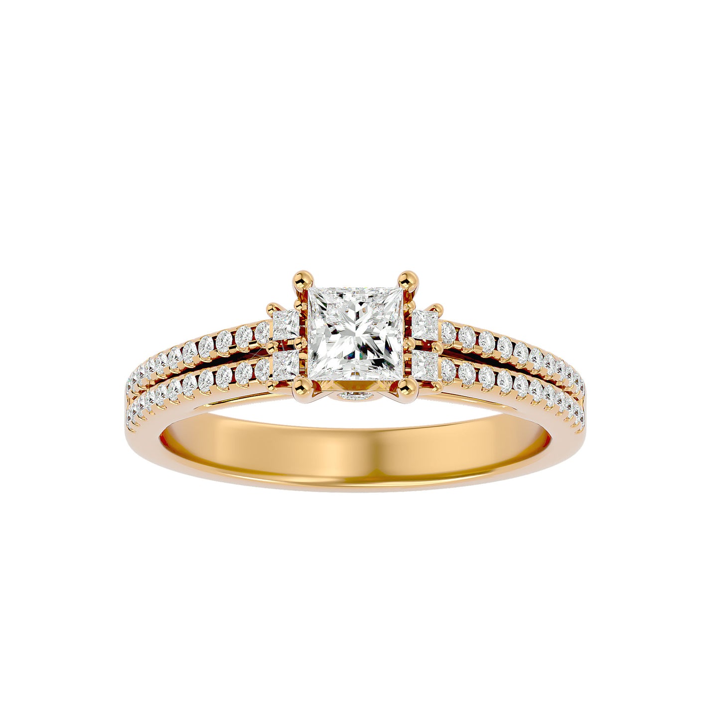 Liora Princess diamond engagement ring