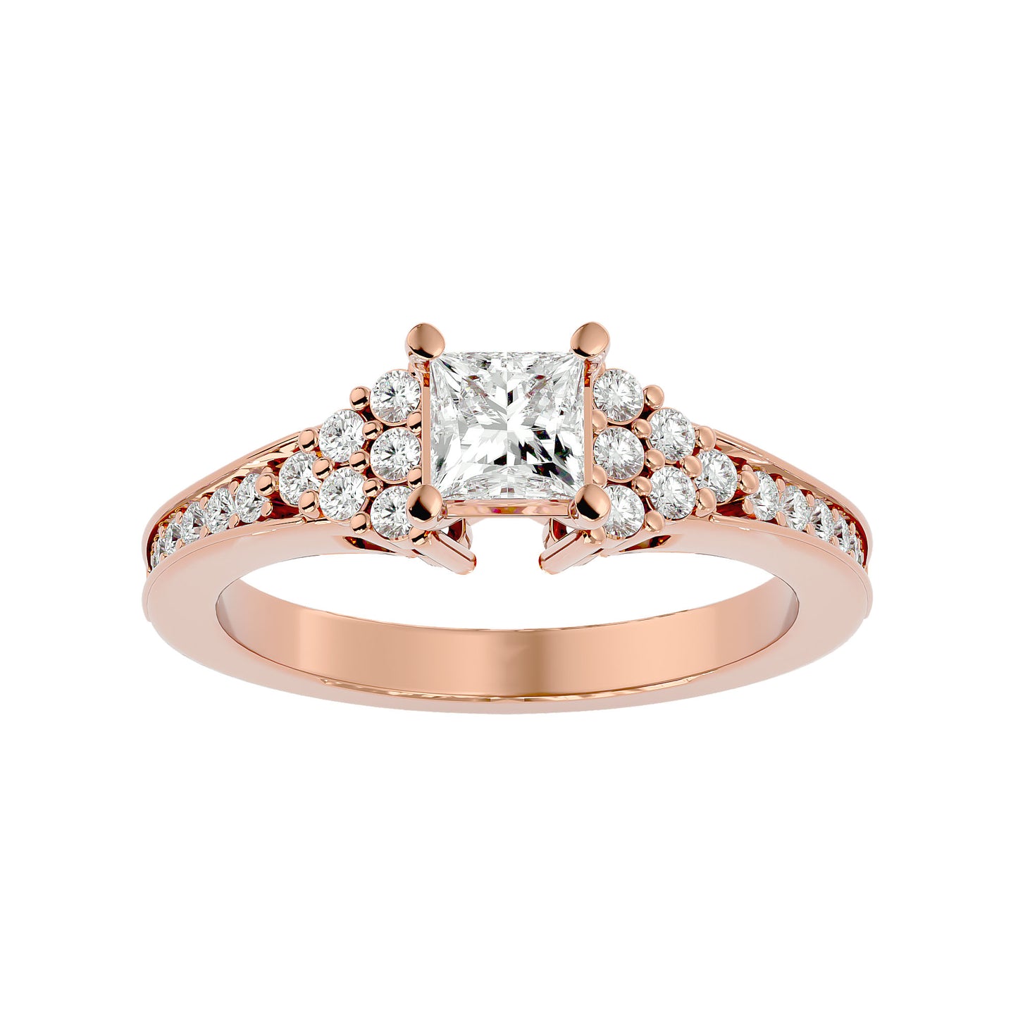 Katia Princess diamond engagement ring