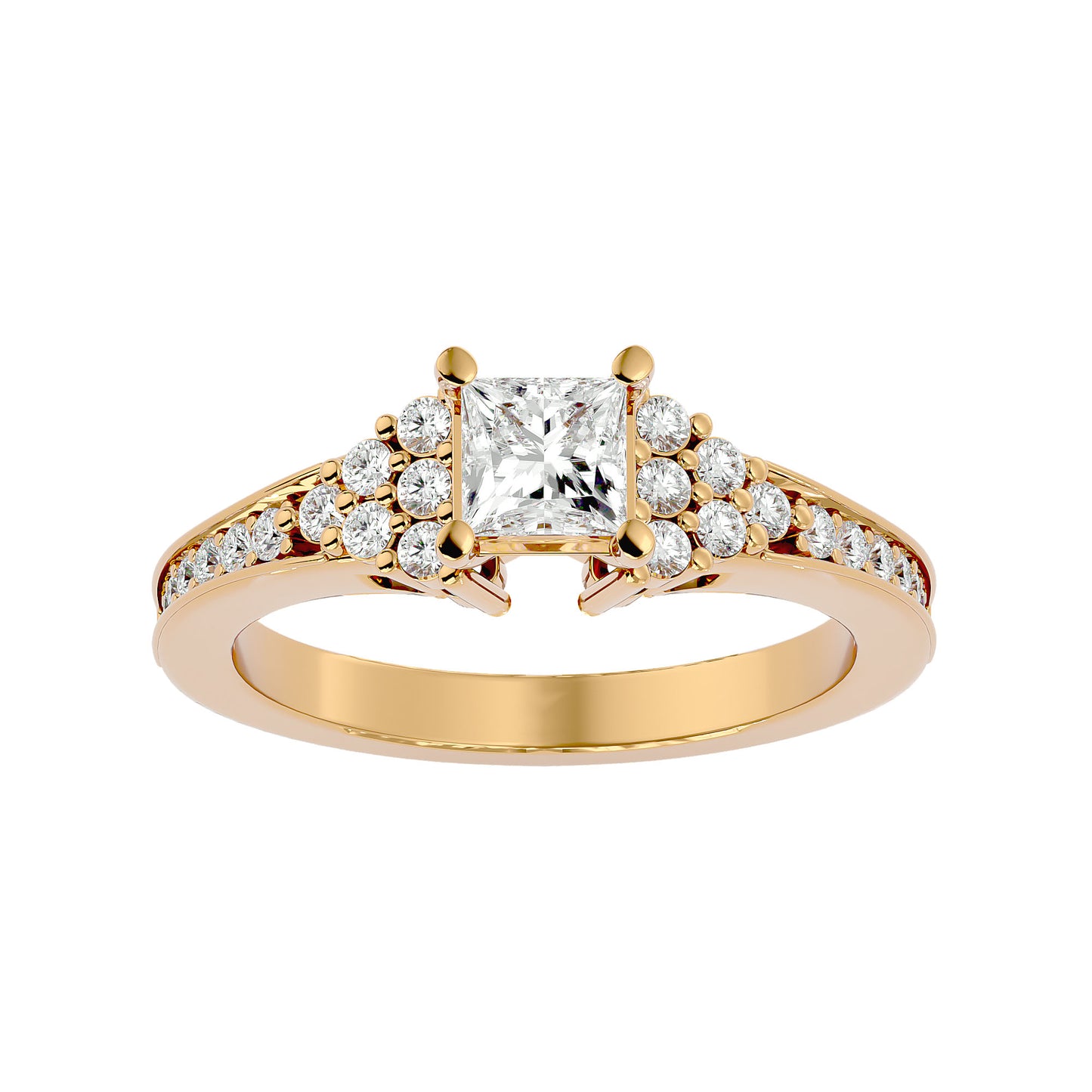 Katia Princess diamond engagement ring