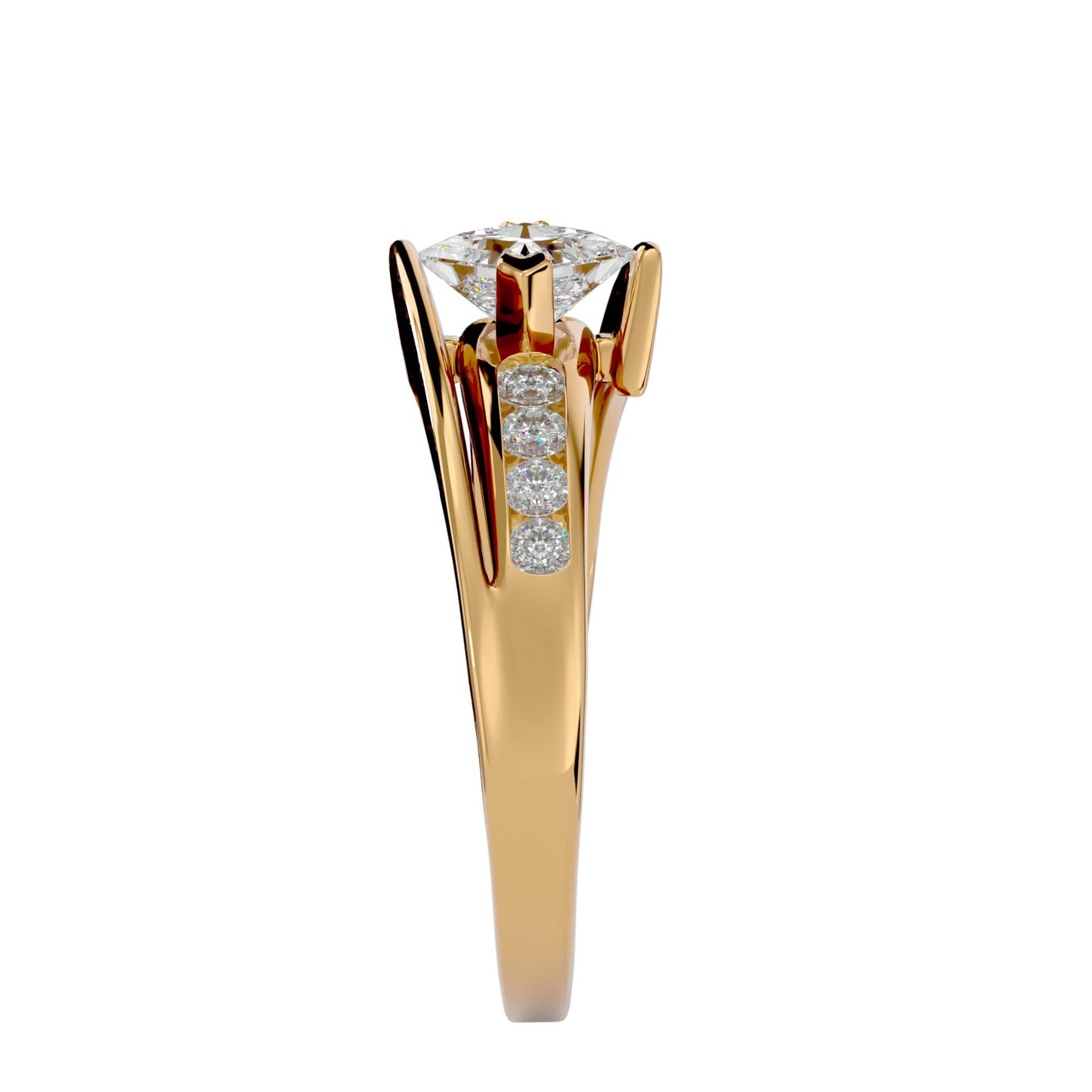 Zuleika Solitaire Diamond Engagement Ring