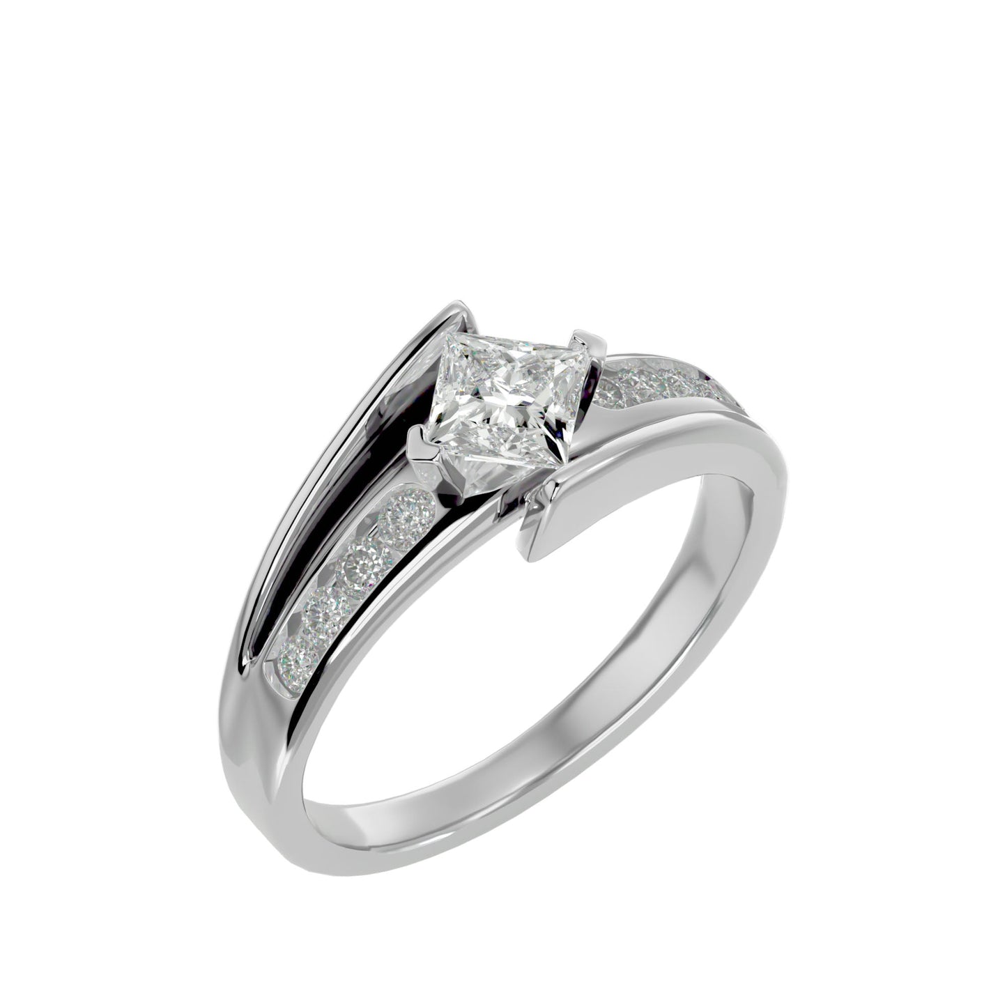 Zuleika Solitaire Diamond Engagement Ring