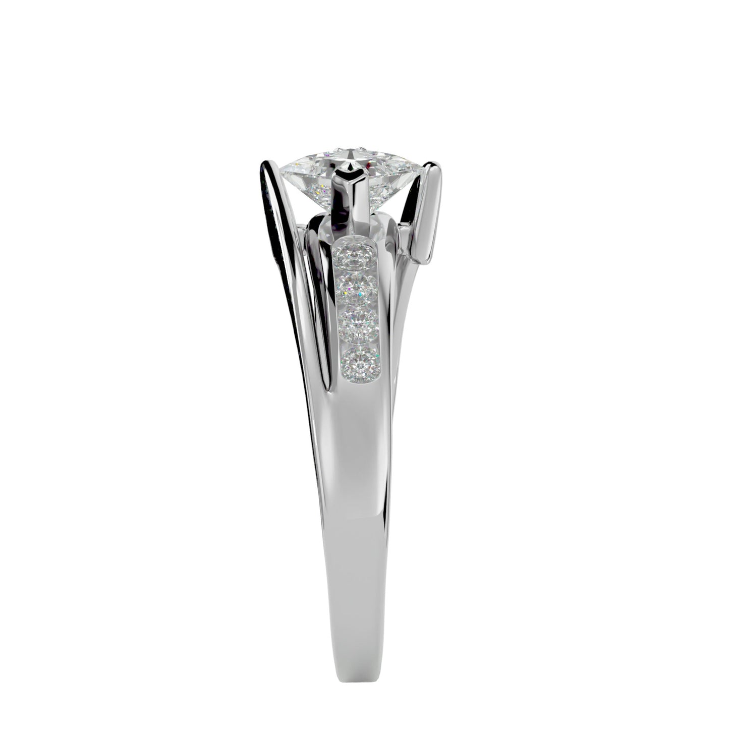 Zuleika Solitaire Diamond Engagement Ring