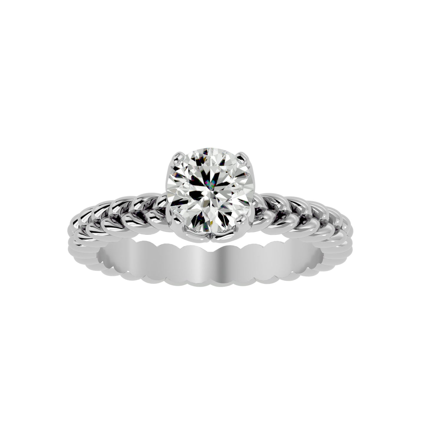 Maëlle Knot Diamond Engagement Ring