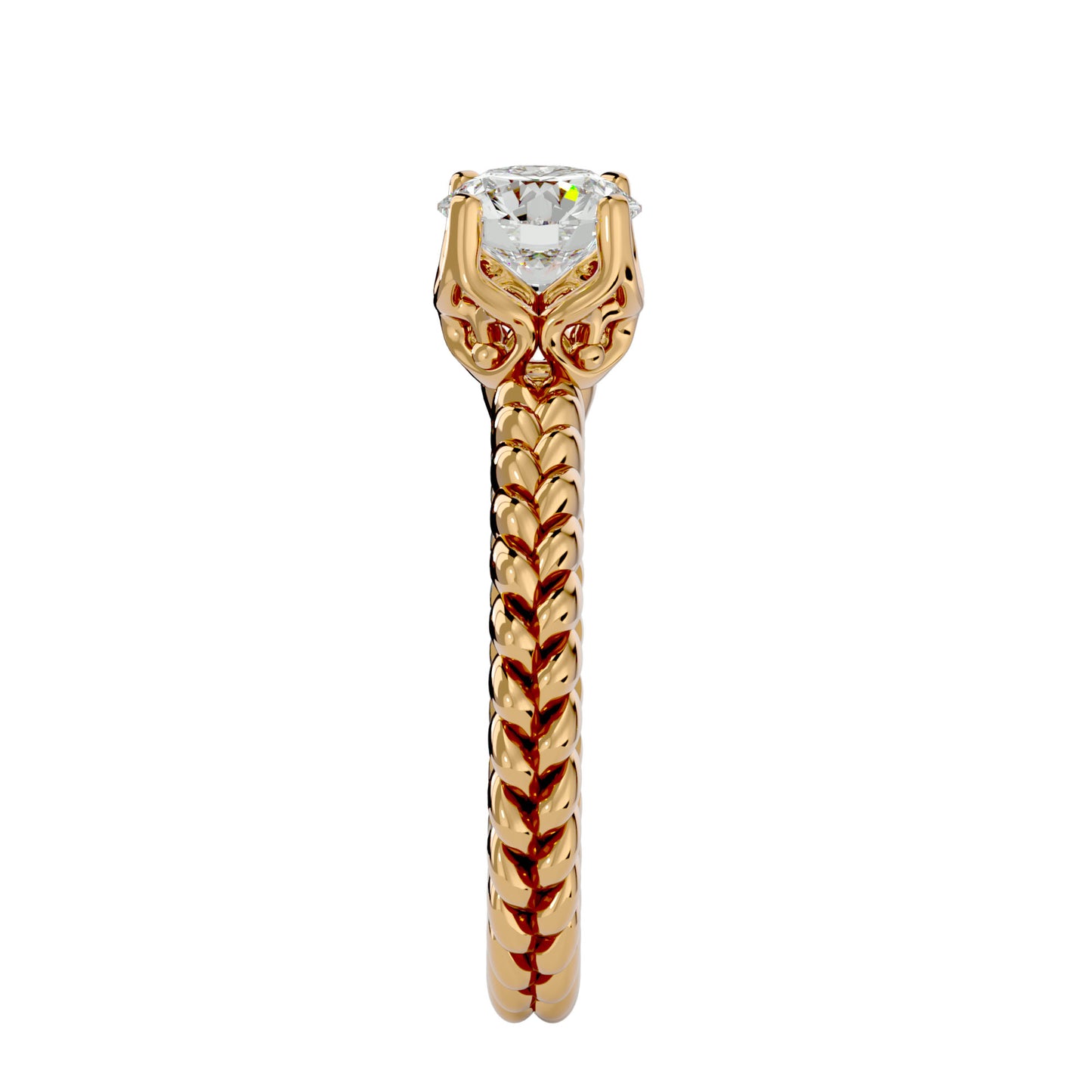 Maëlle Knot Diamond Engagement Ring
