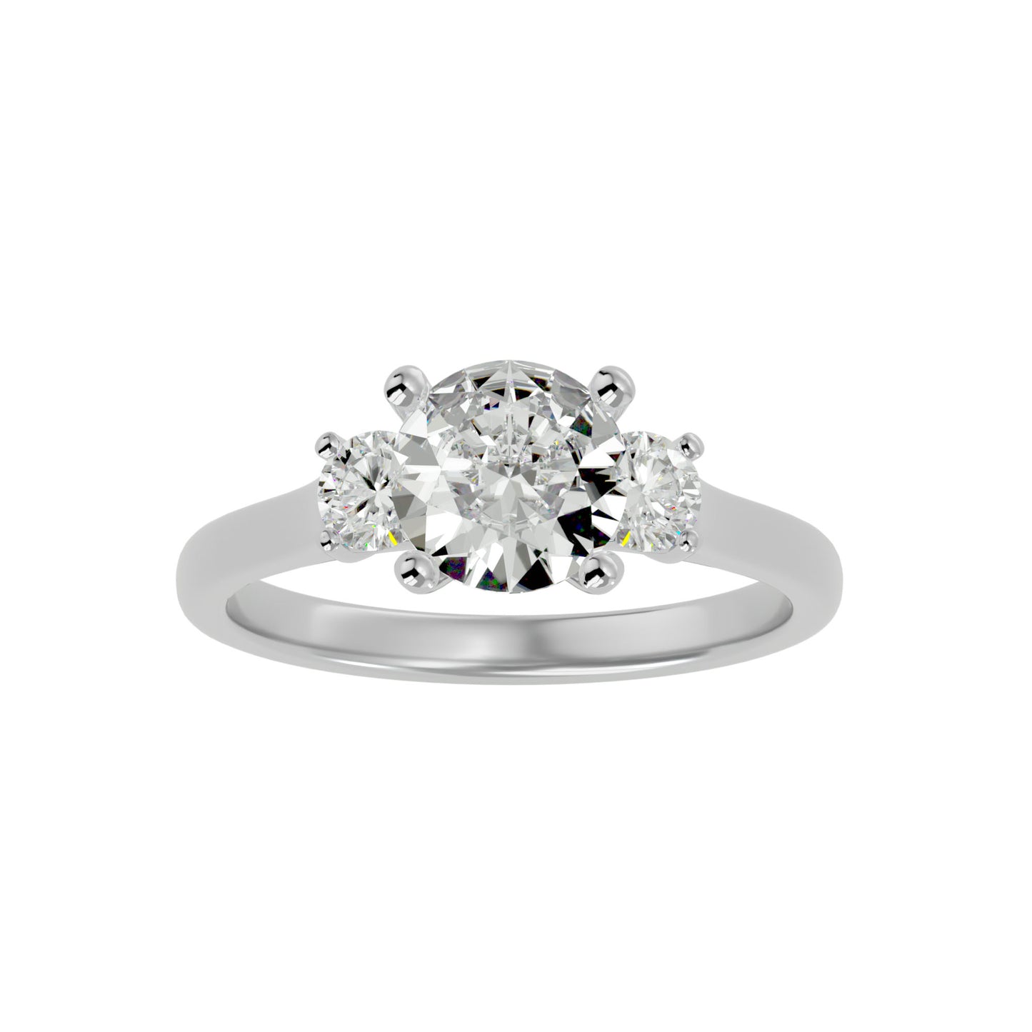 Juna three stone engagement ring