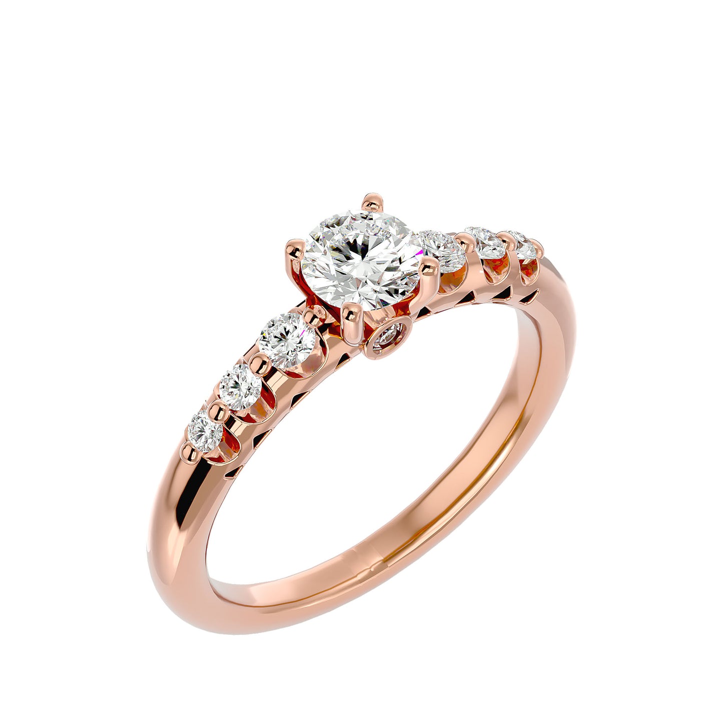 Marigold diamond engagement ring